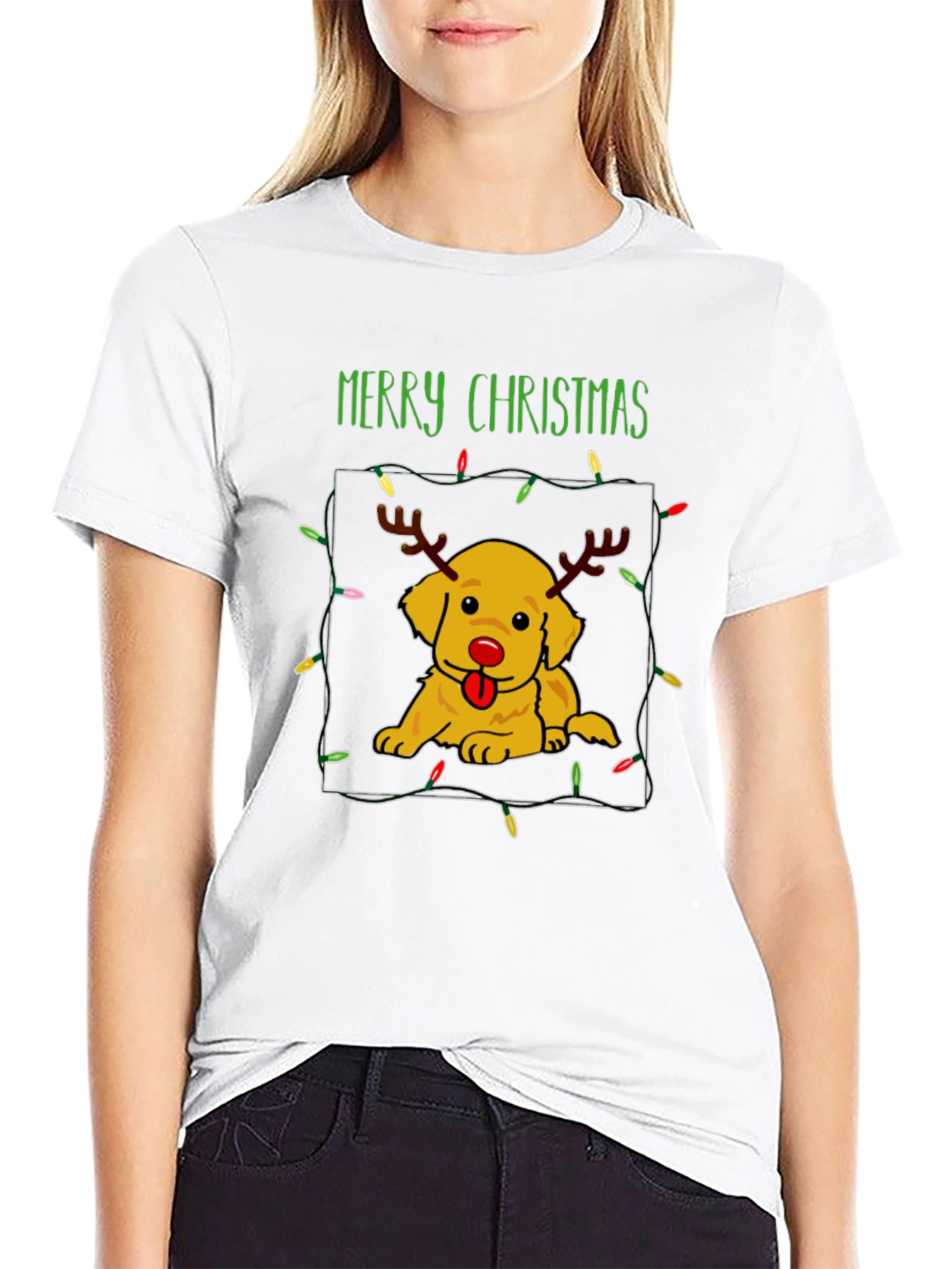 Merry Christmas Dog T-Shirt