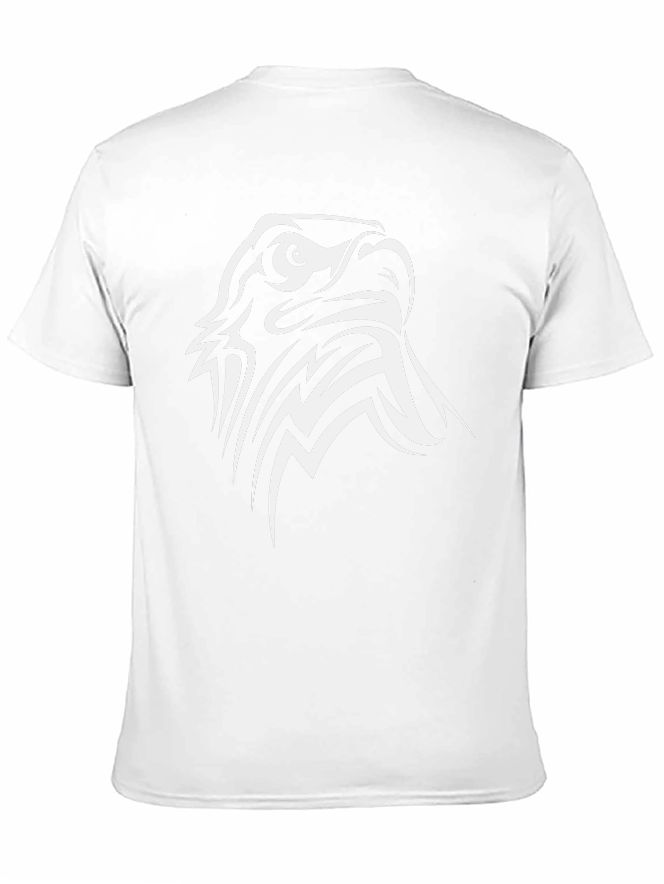 Eagle Graphic Black T-Shirt - Bold Tribal Design