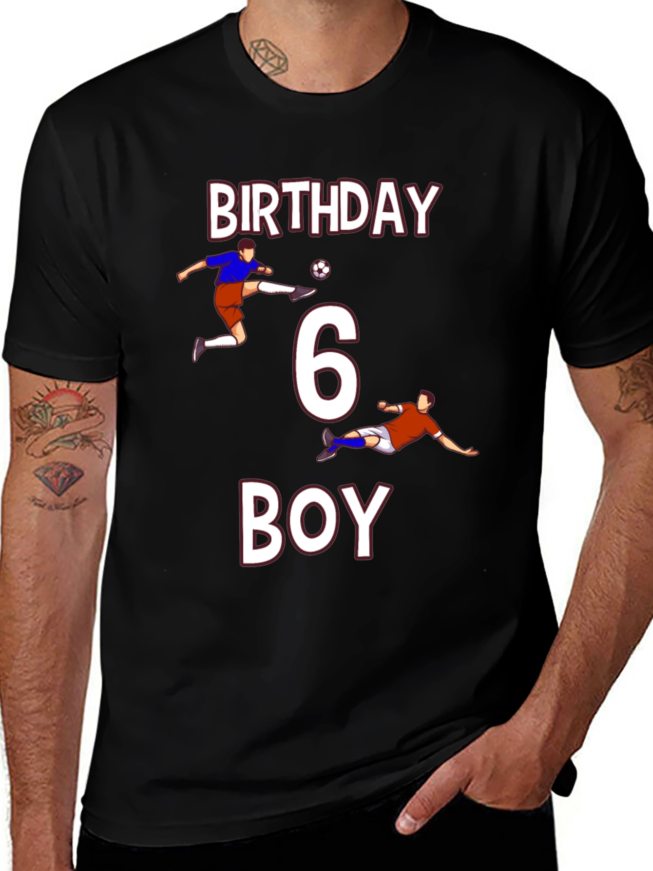 Birthday Boy 6 Soccer T-Shirt
