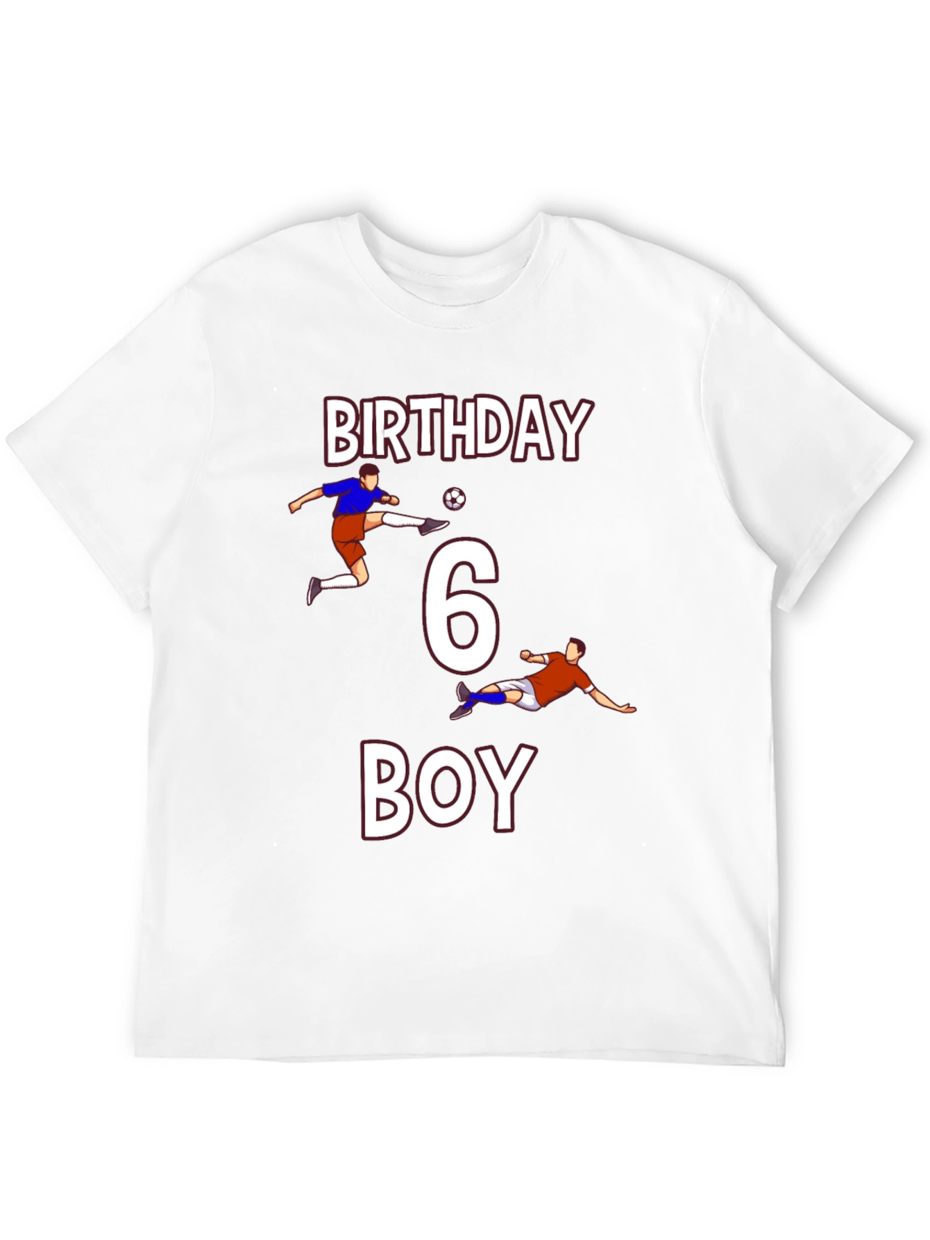 Birthday Boy 6 Soccer T-Shirt