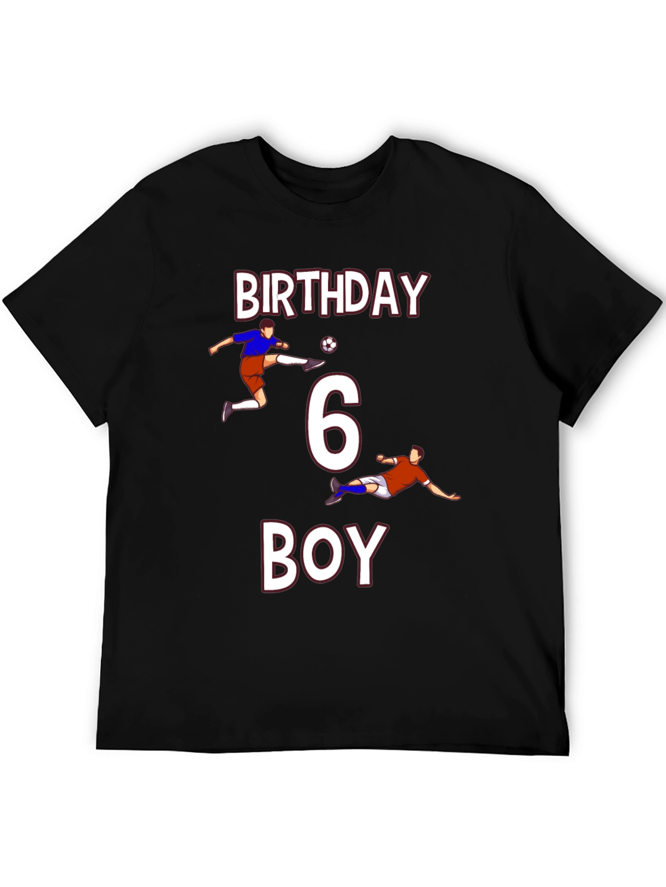 Birthday Boy 6 Soccer T-Shirt