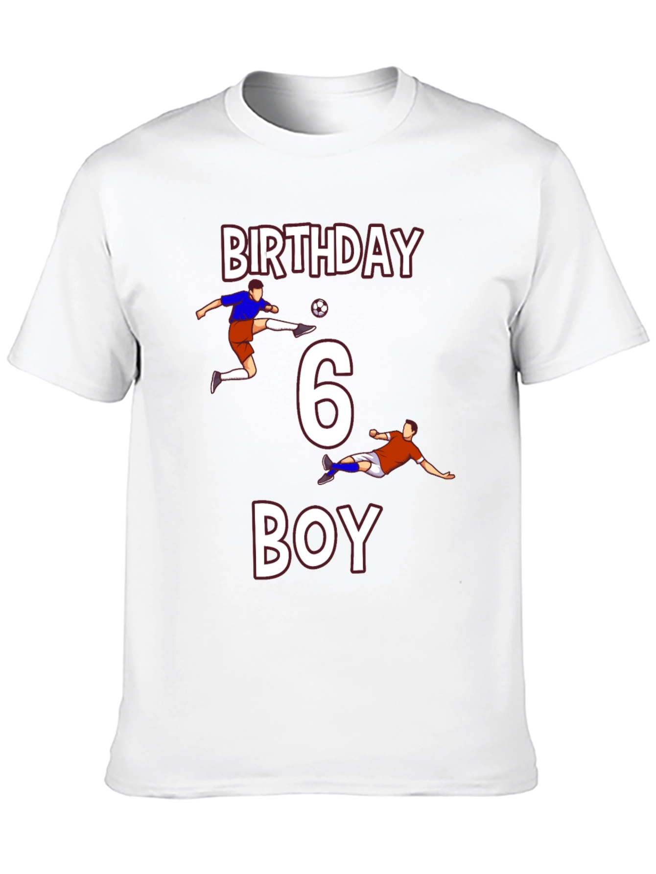 Birthday Boy 6 Soccer T-Shirt