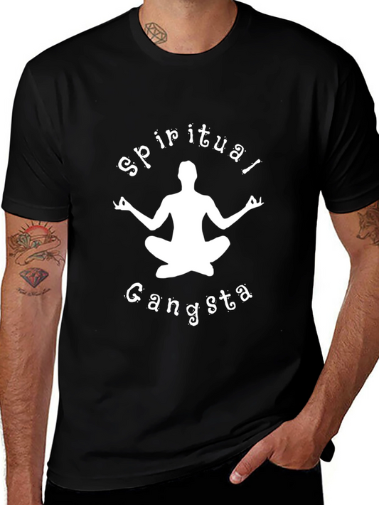 Spiritual Gangsta T-Shirt - Black Yoga Tee