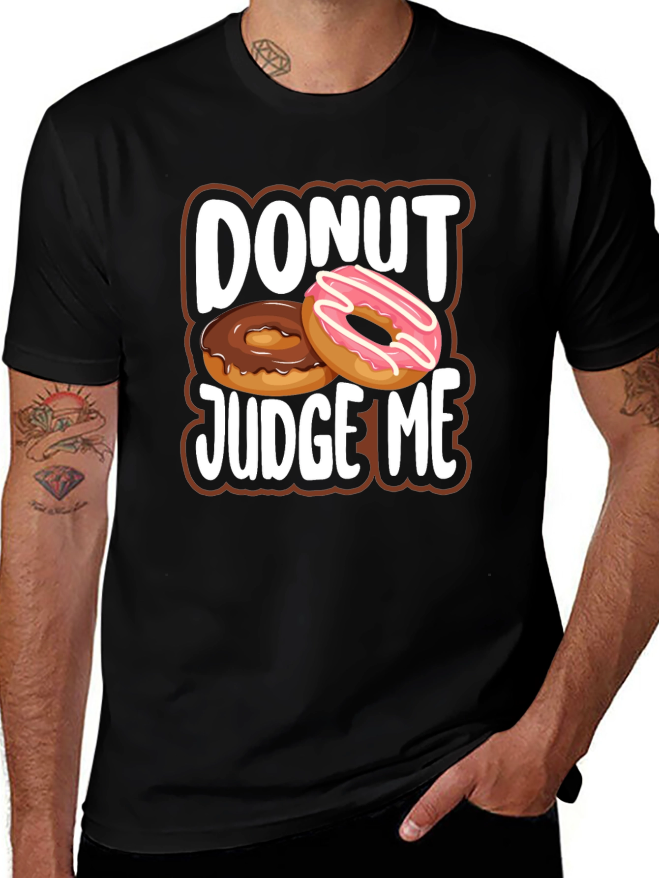Donut Judge Me T-Shirt - Funny Graphic Tee