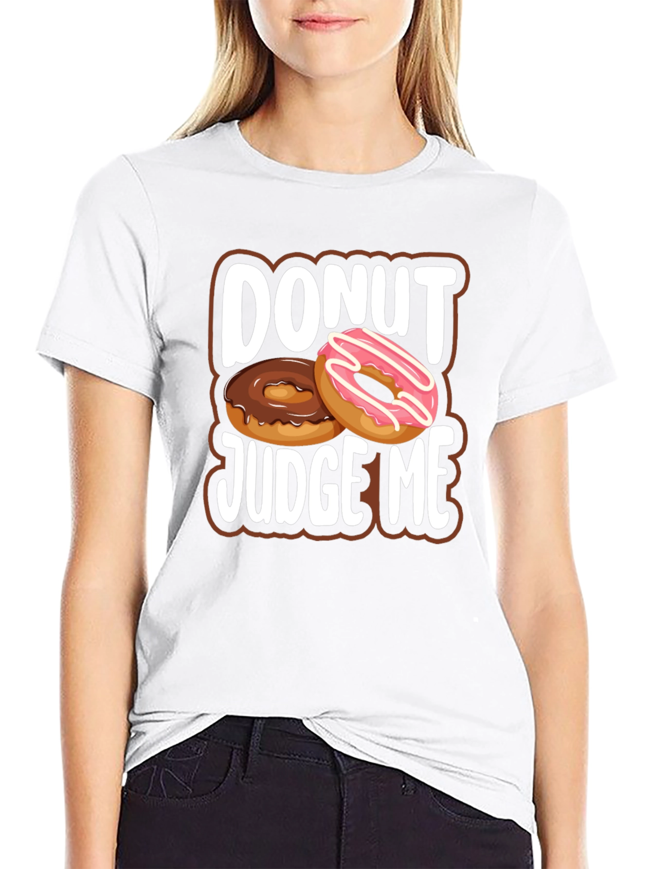 Donut Judge Me T-Shirt - Funny Graphic Tee