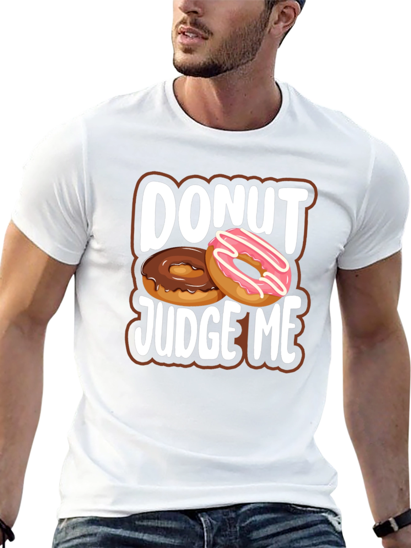 Donut Judge Me T-Shirt - Funny Graphic Tee