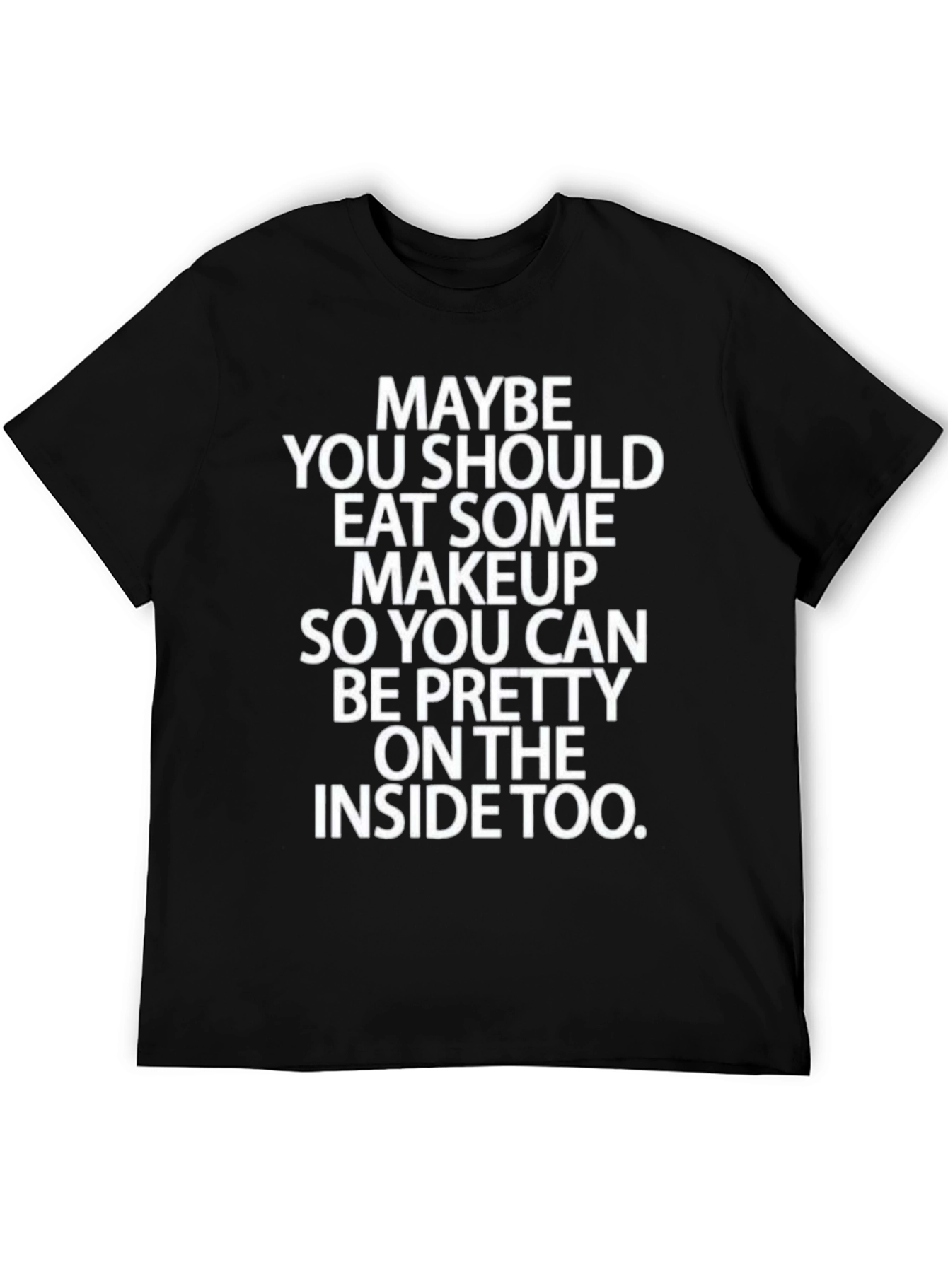 Eat Some Makeup Funny Graphic Tee