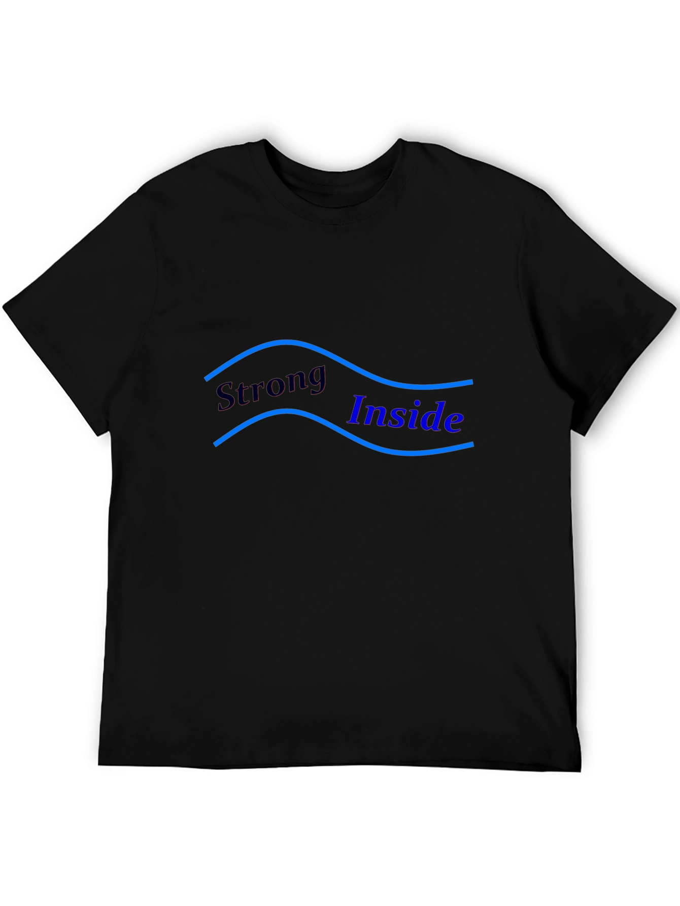 Strong Inside Graphic Tee - Mens Black T-Shirt
