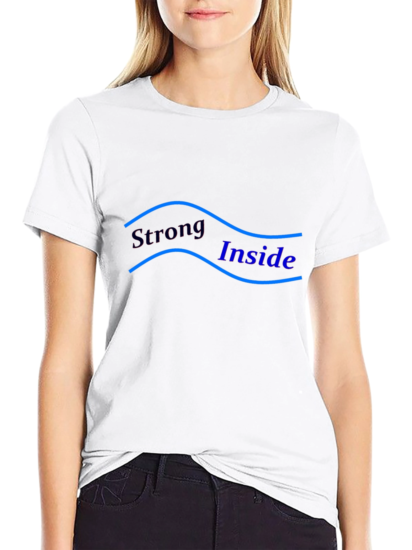 Strong Inside Graphic Tee - Mens Black T-Shirt