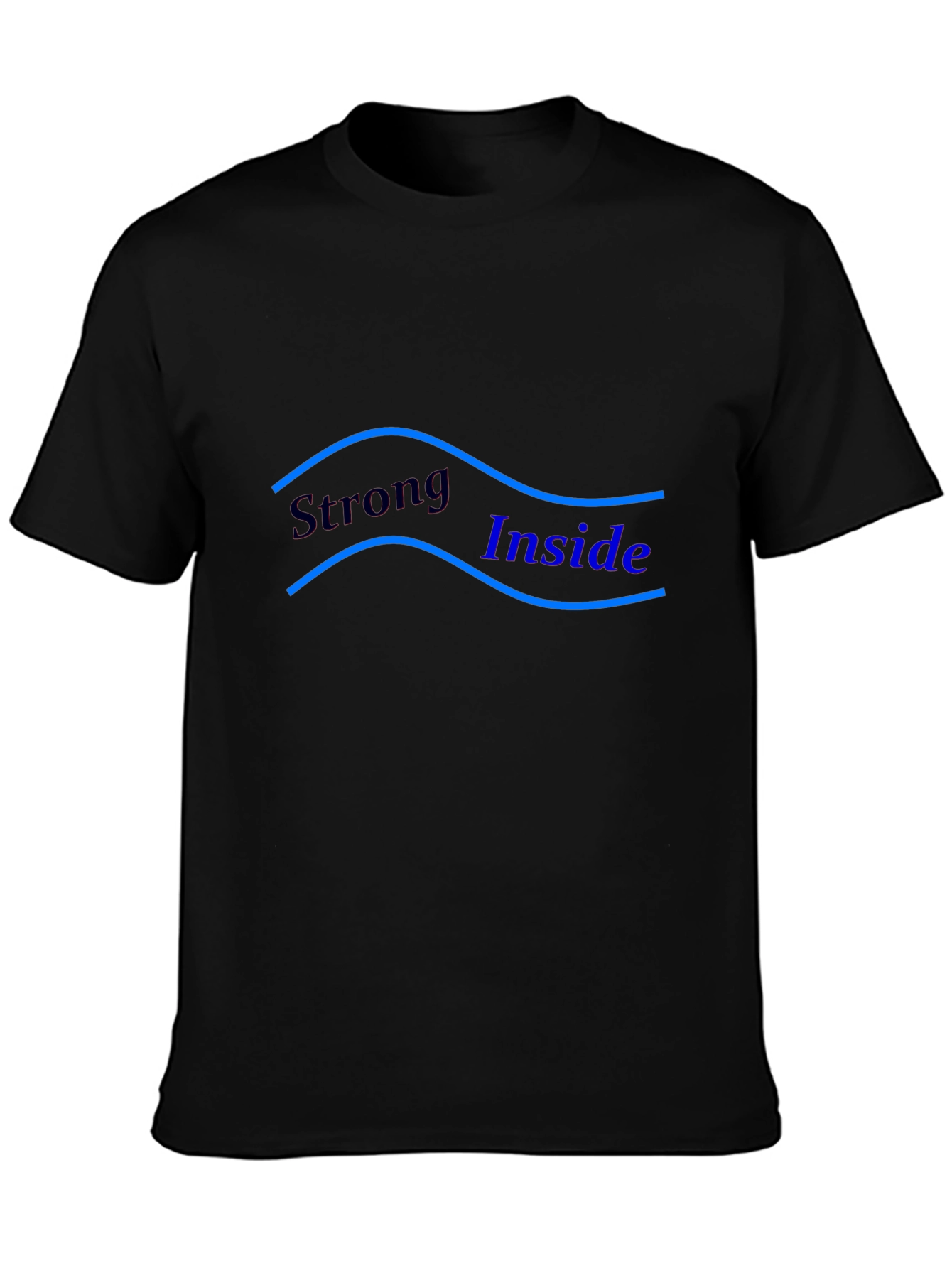 Strong Inside Graphic Tee - Mens Black T-Shirt