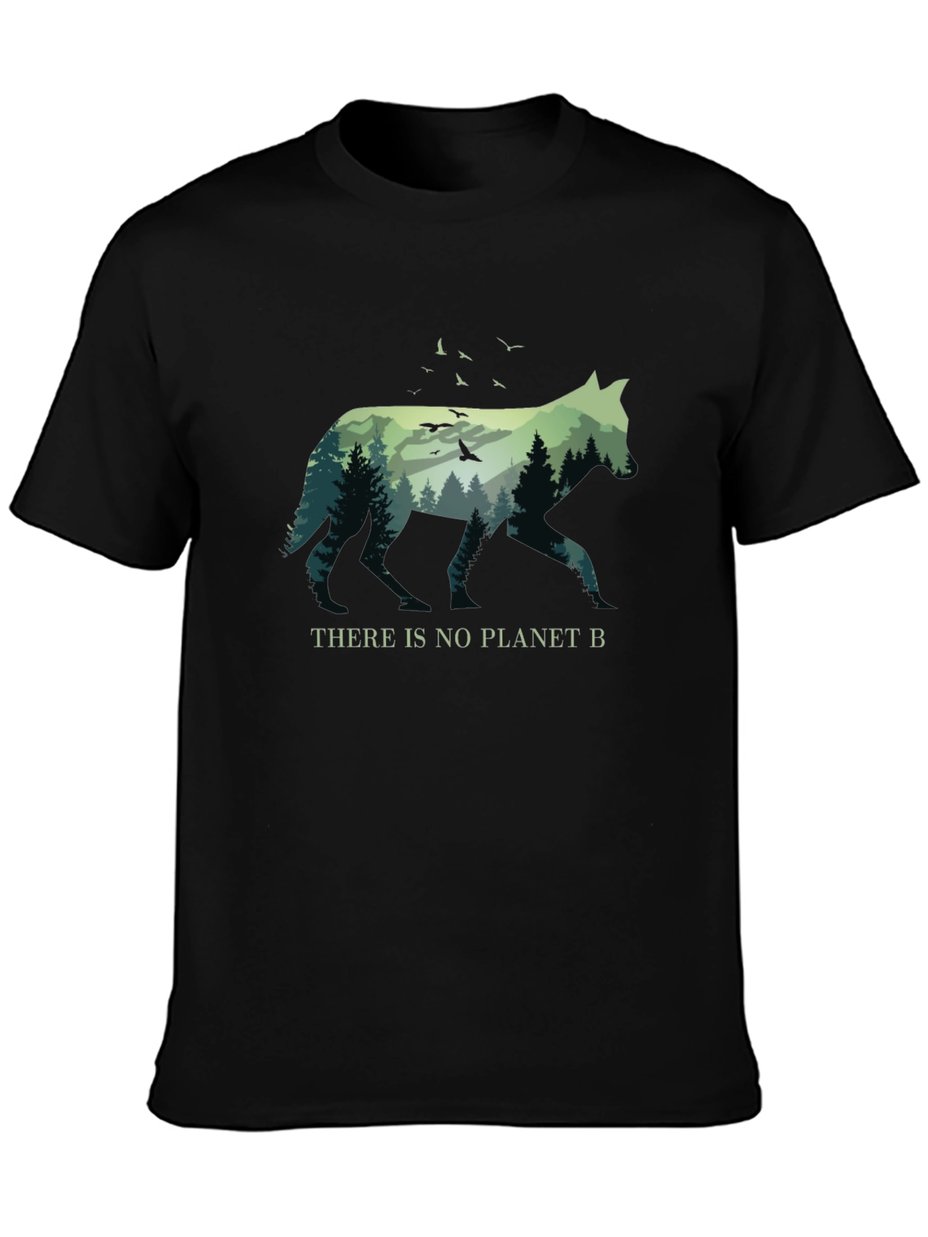 Planet B Nature Wolf Graphic Tee