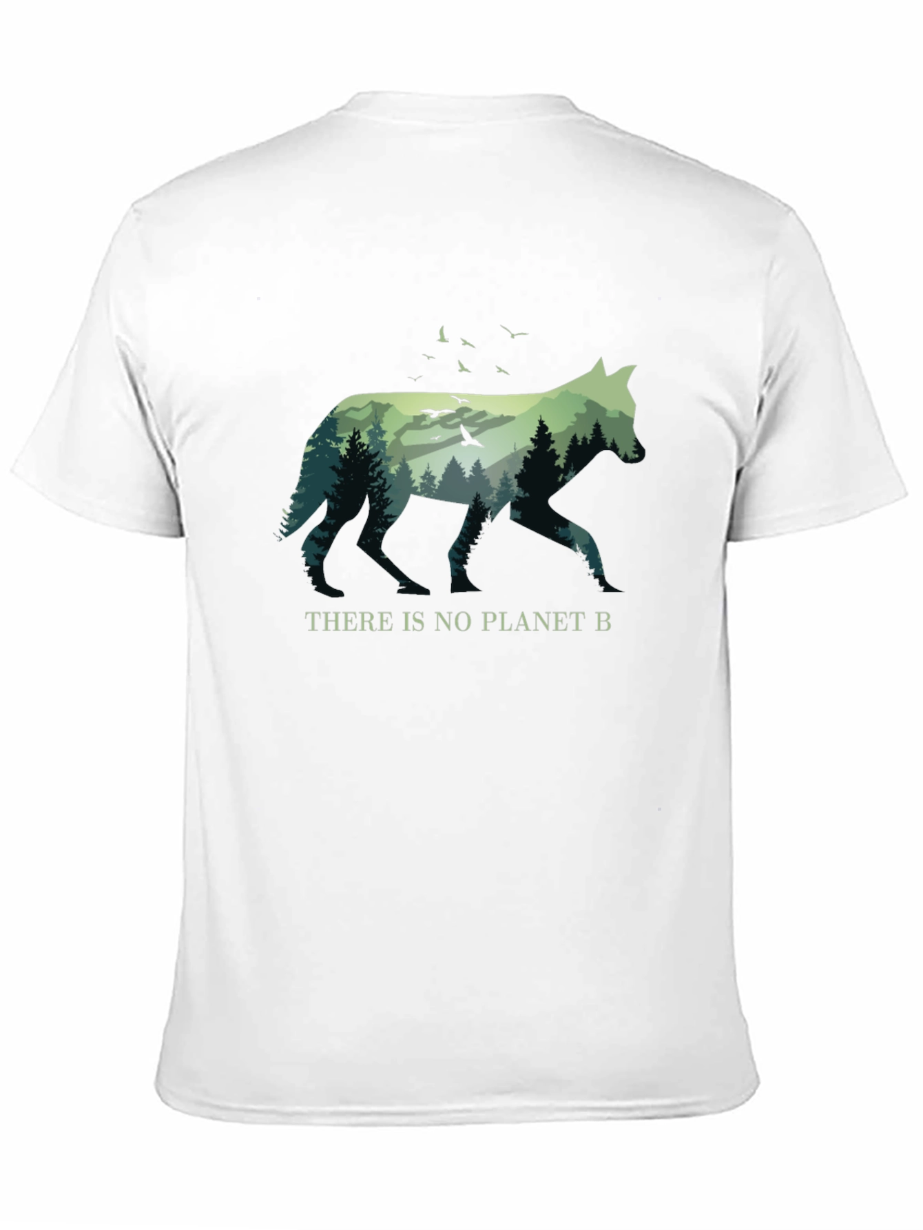 Planet B Nature Wolf Graphic Tee