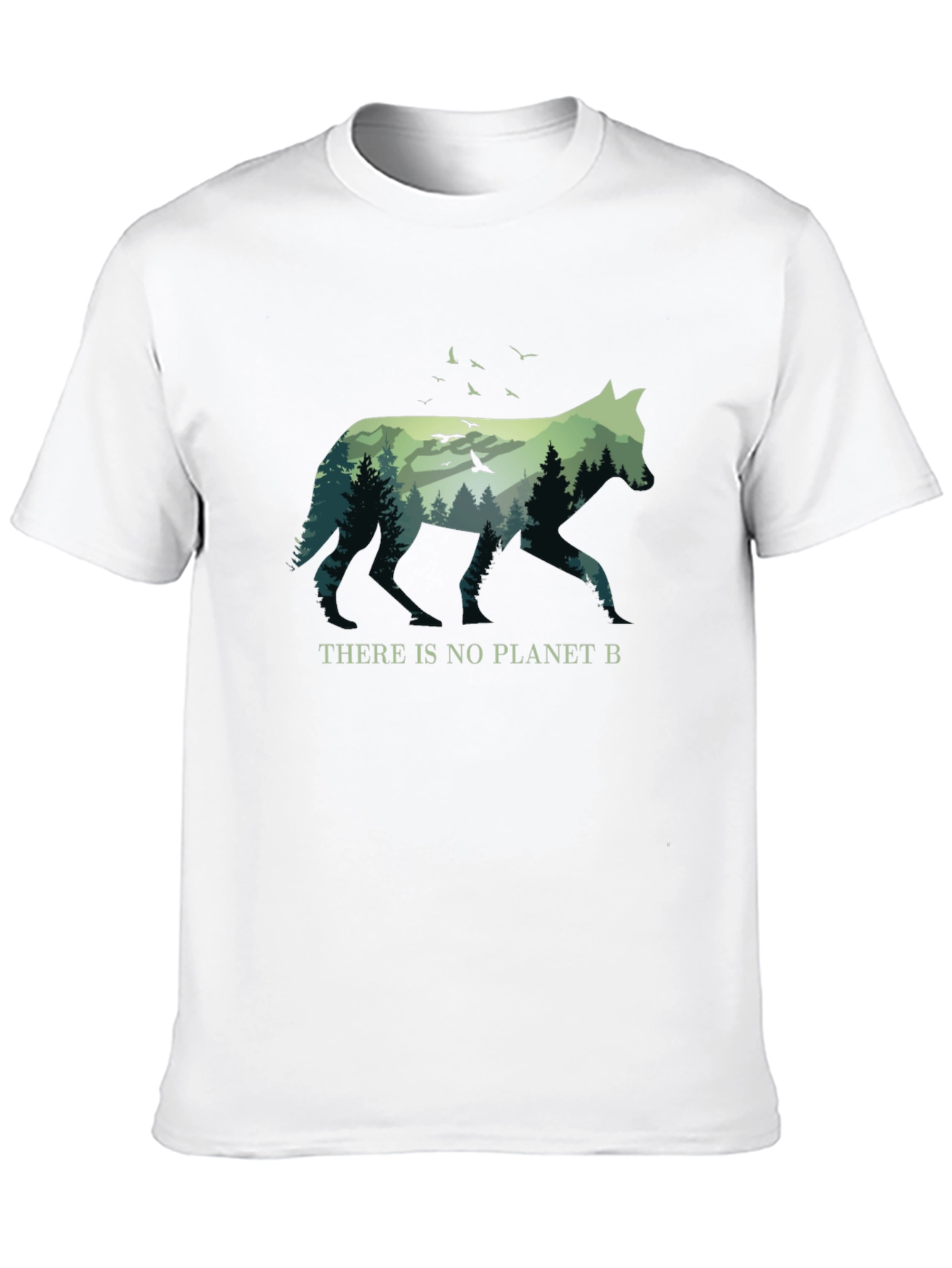 Planet B Nature Wolf Graphic Tee