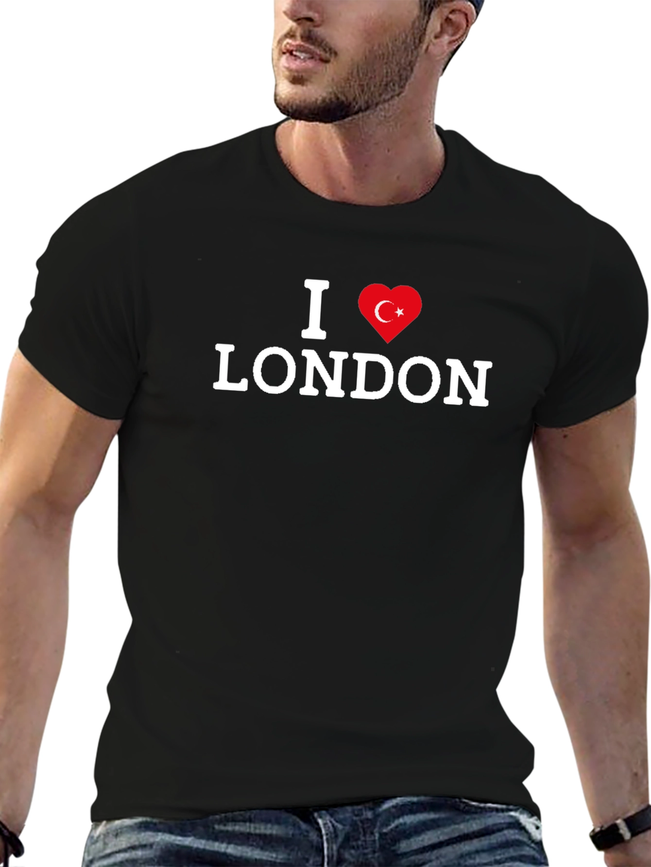 I Love London Turkey Flag Heart T-Shirt