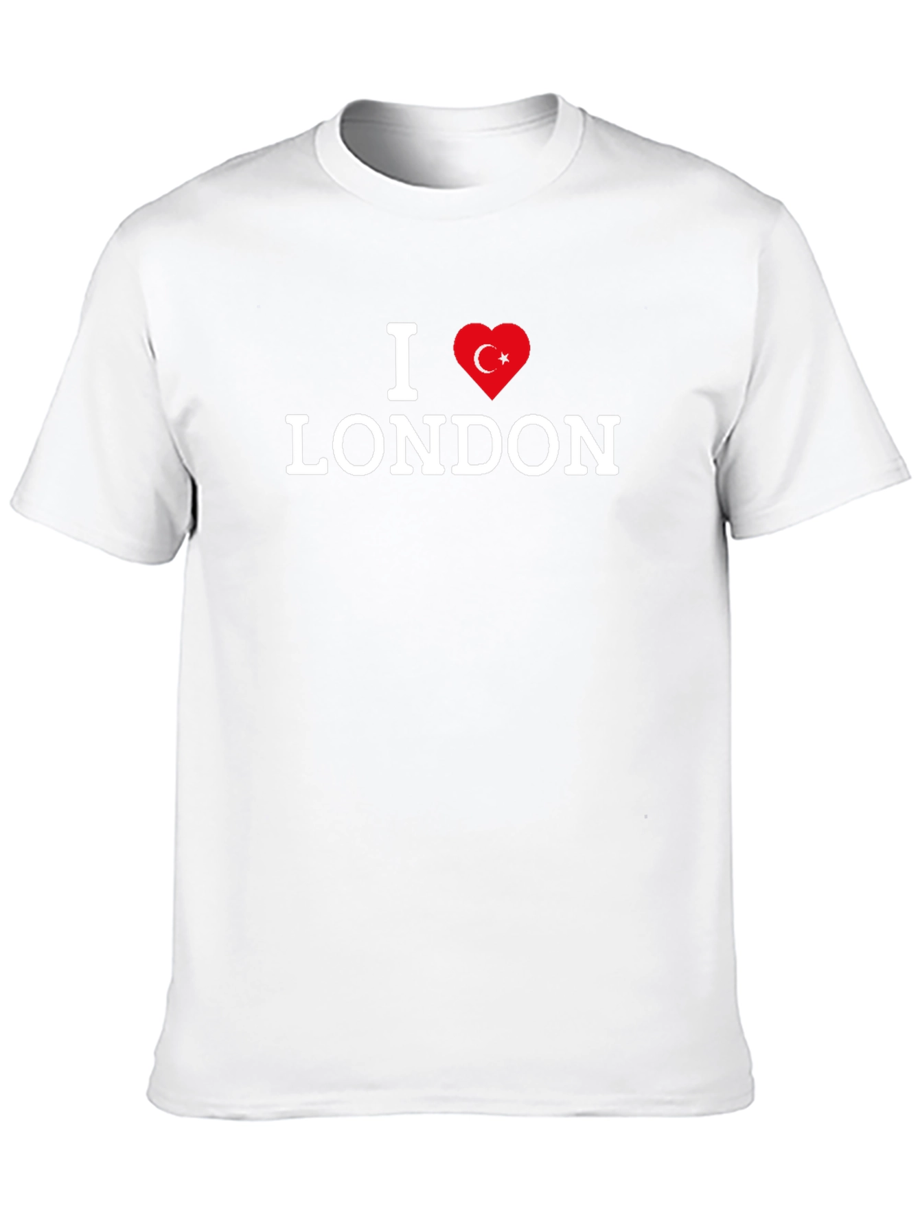 I Love London Turkey Flag Heart T-Shirt