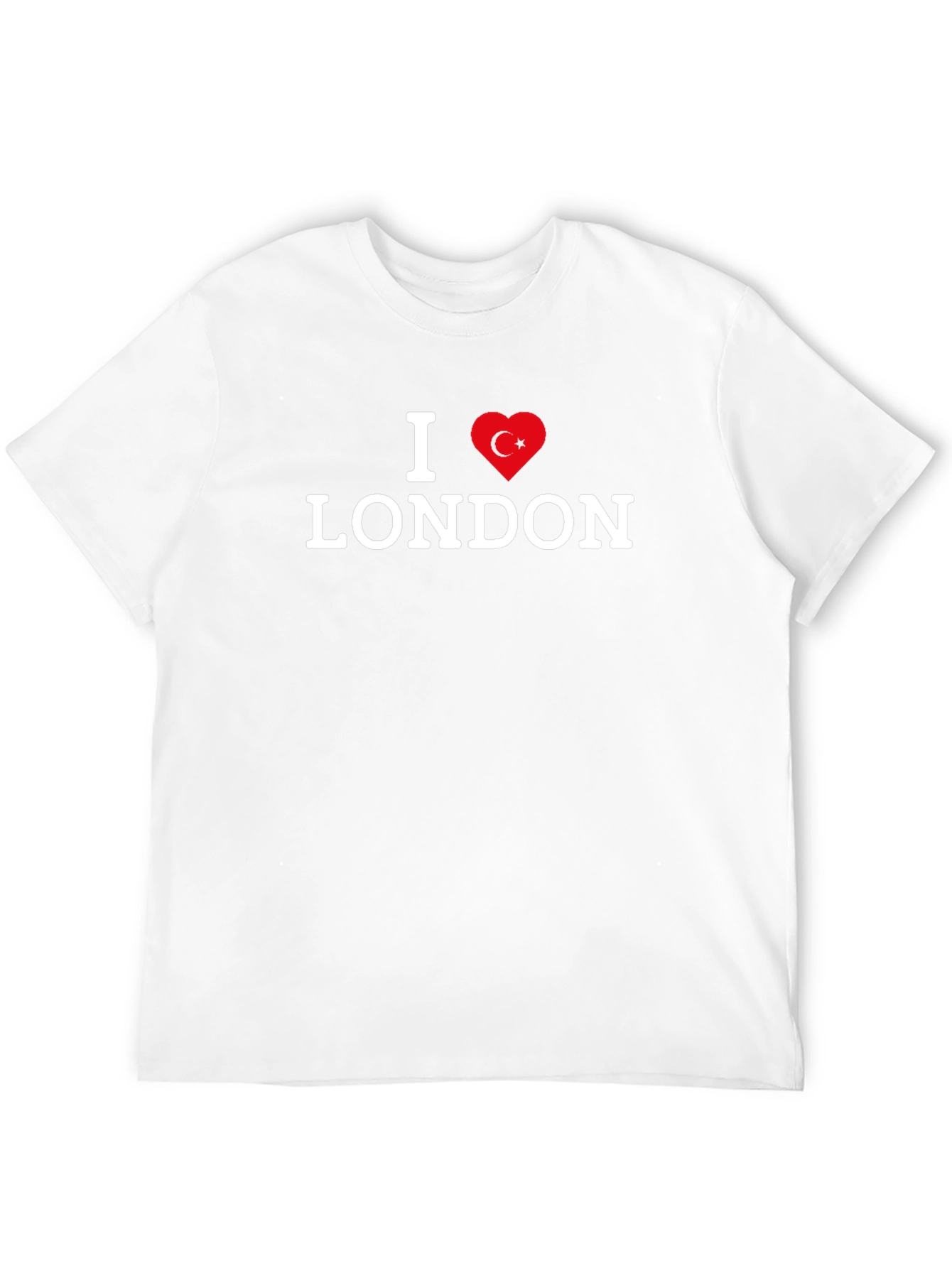 I Love London Turkey Flag Heart T-Shirt