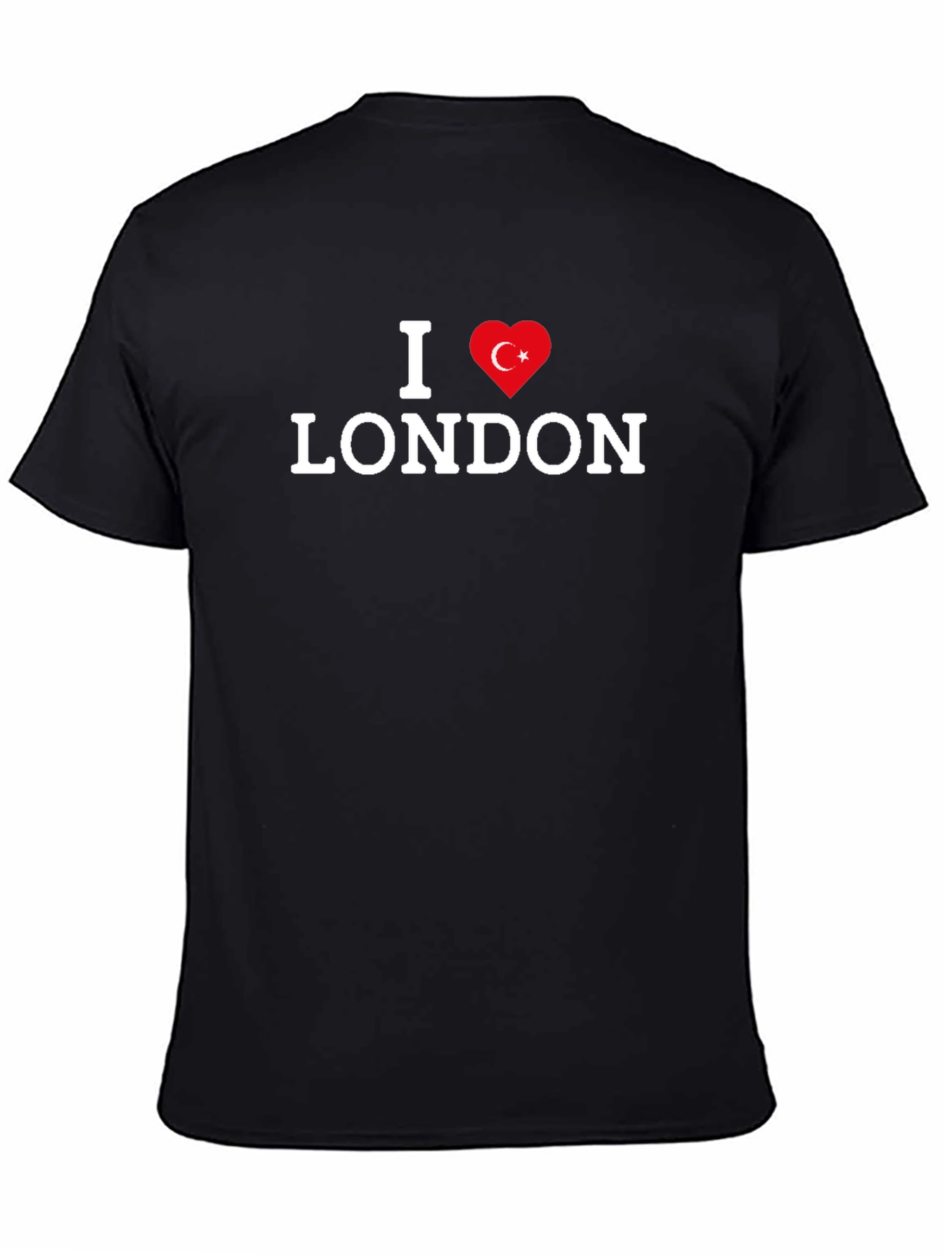 I Love London Turkey Flag Heart T-Shirt