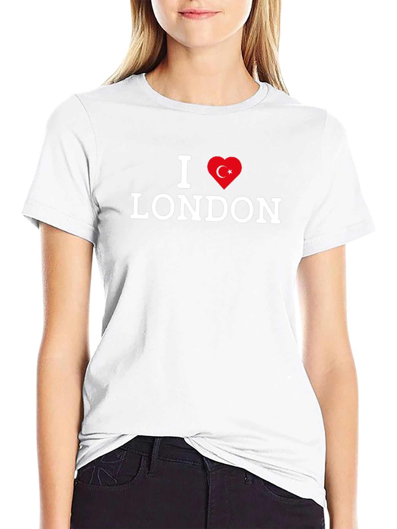I Love London Turkey Flag Heart T-Shirt