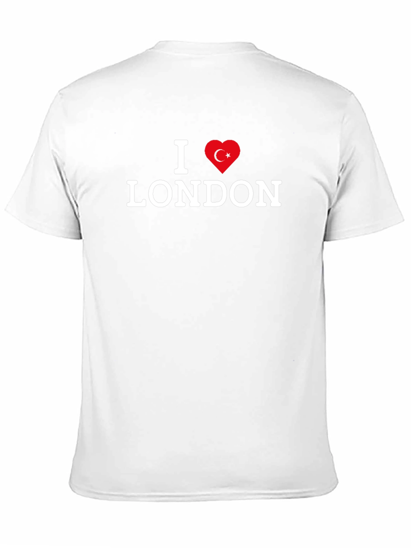 I Love London Turkey Flag Heart T-Shirt