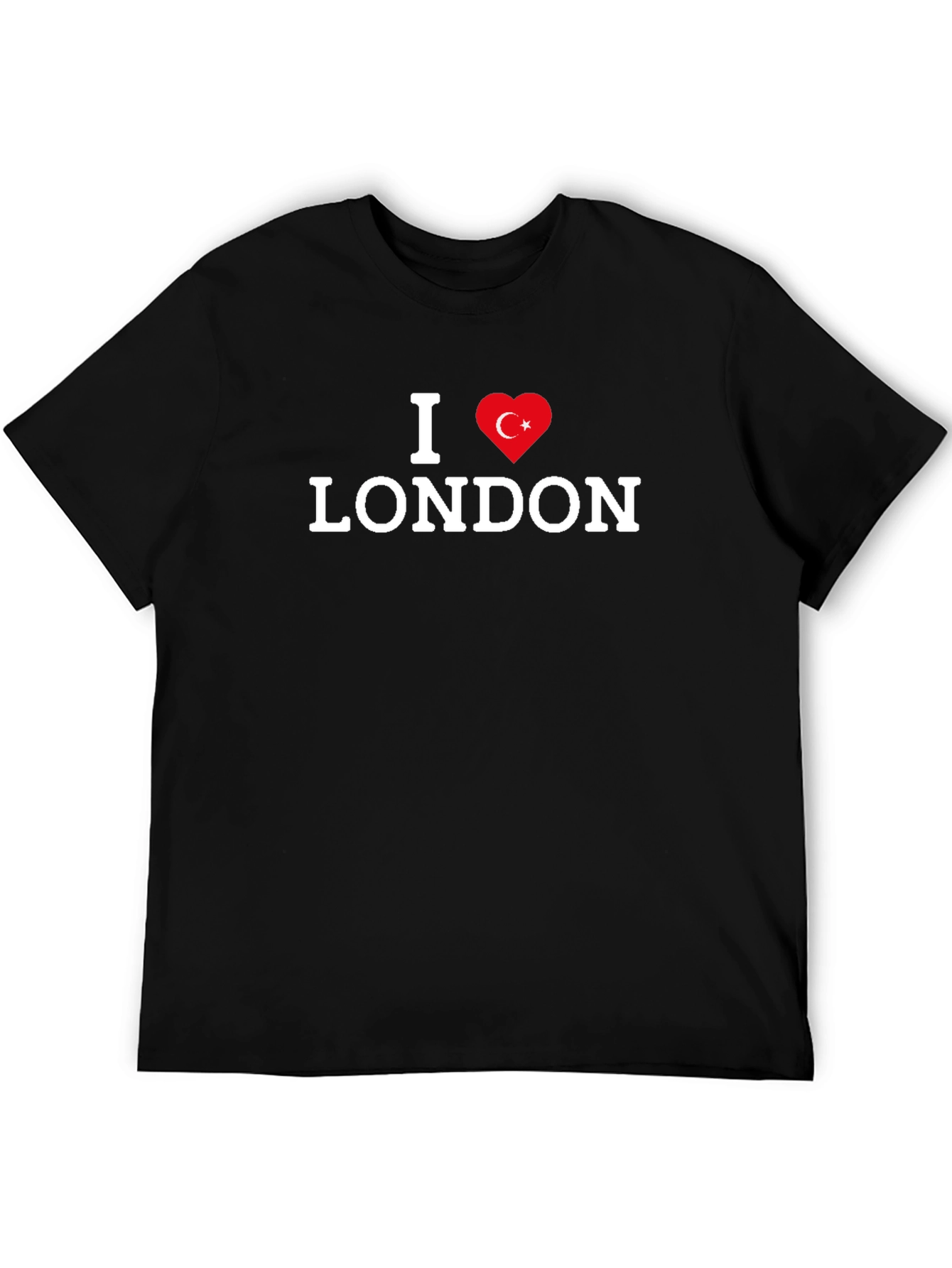 I Love London Turkey Flag Heart T-Shirt