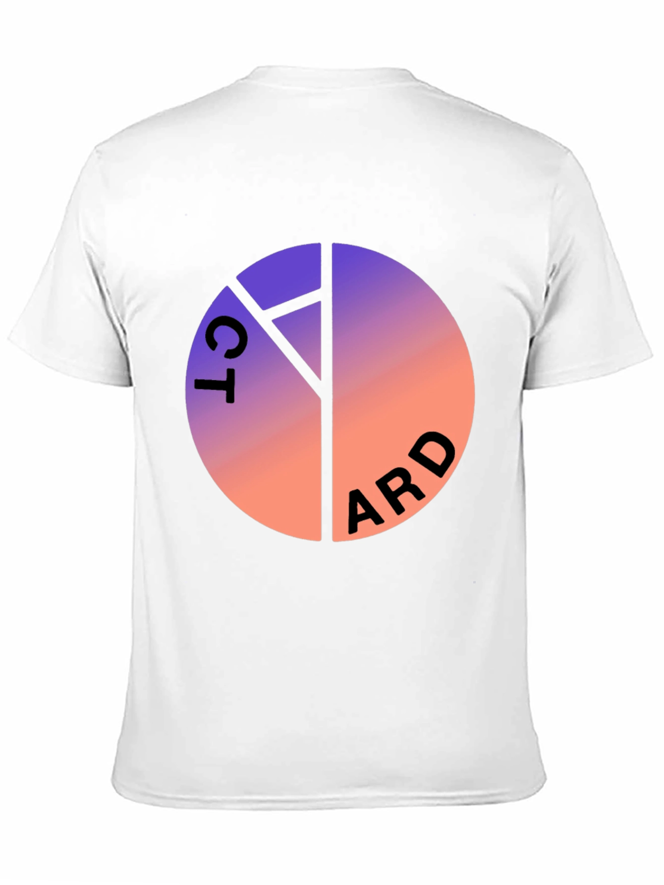 Gradient Circle Graphic Tee - Cool Casual Style