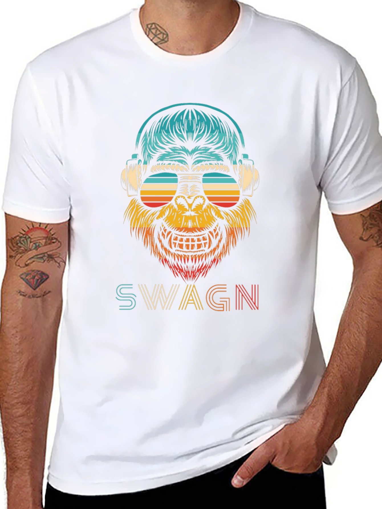 Swag Gorilla Retro T-Shirt