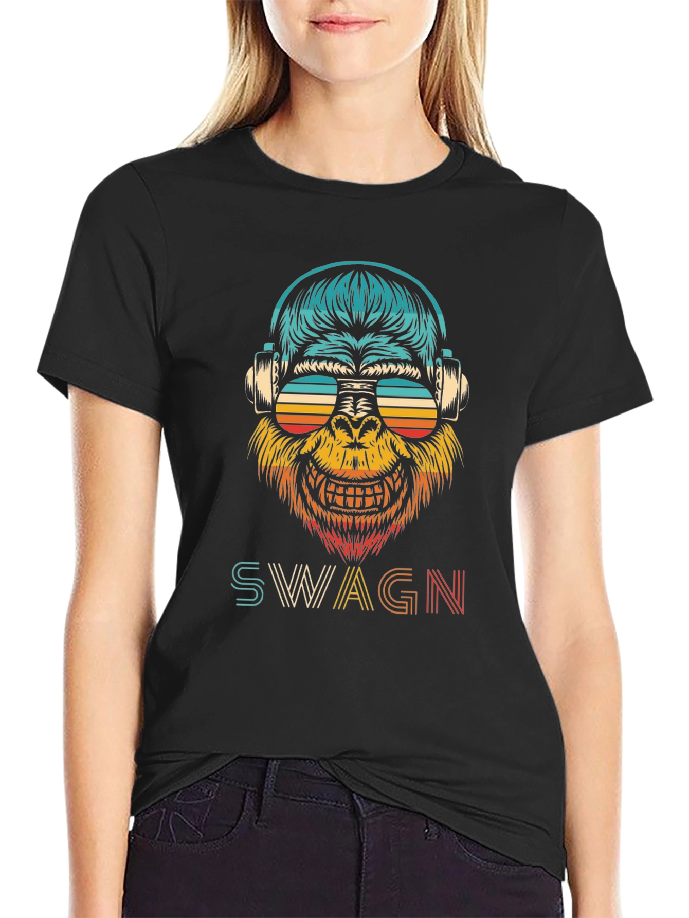 Swag Gorilla Retro T-Shirt