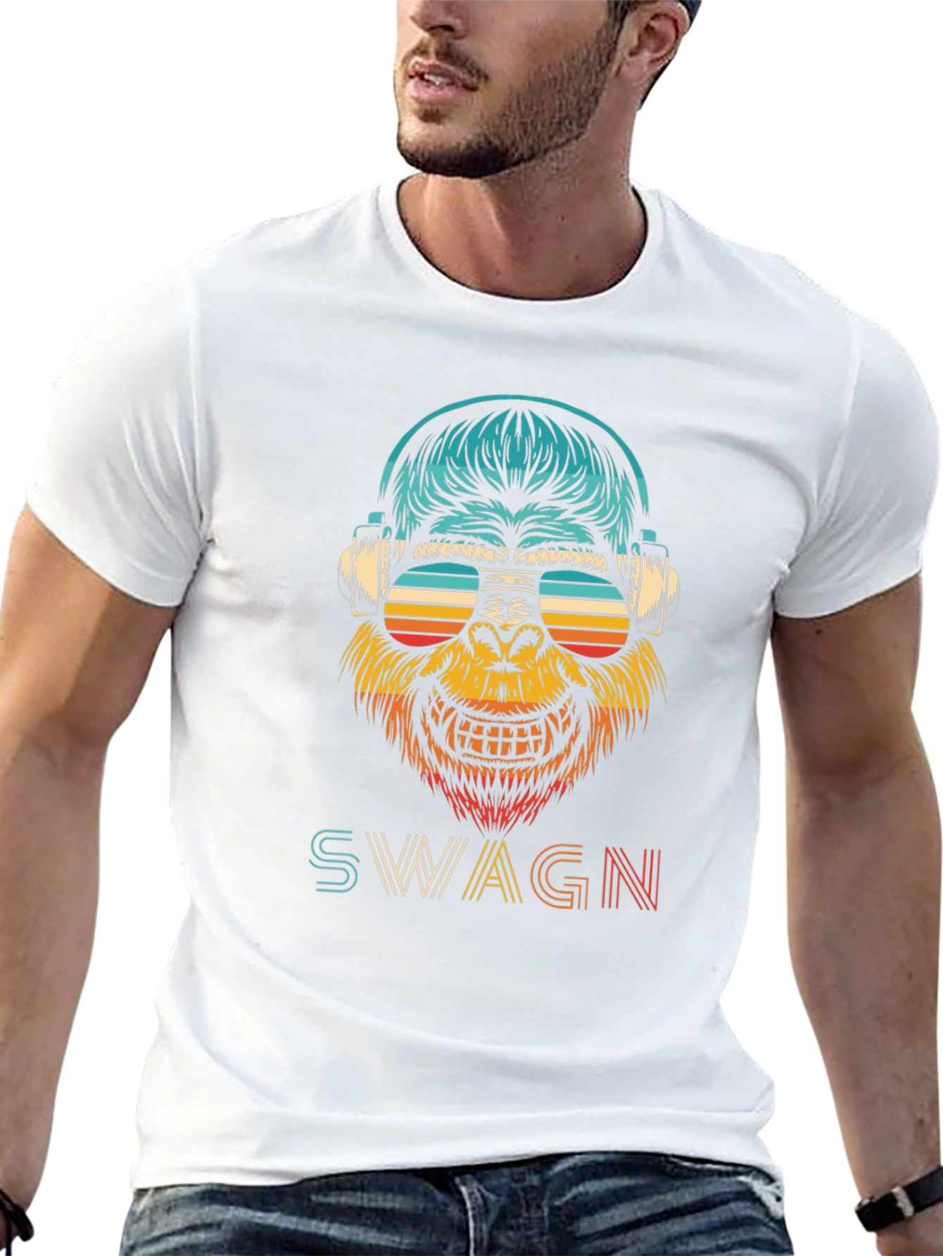Swag Gorilla Retro T-Shirt