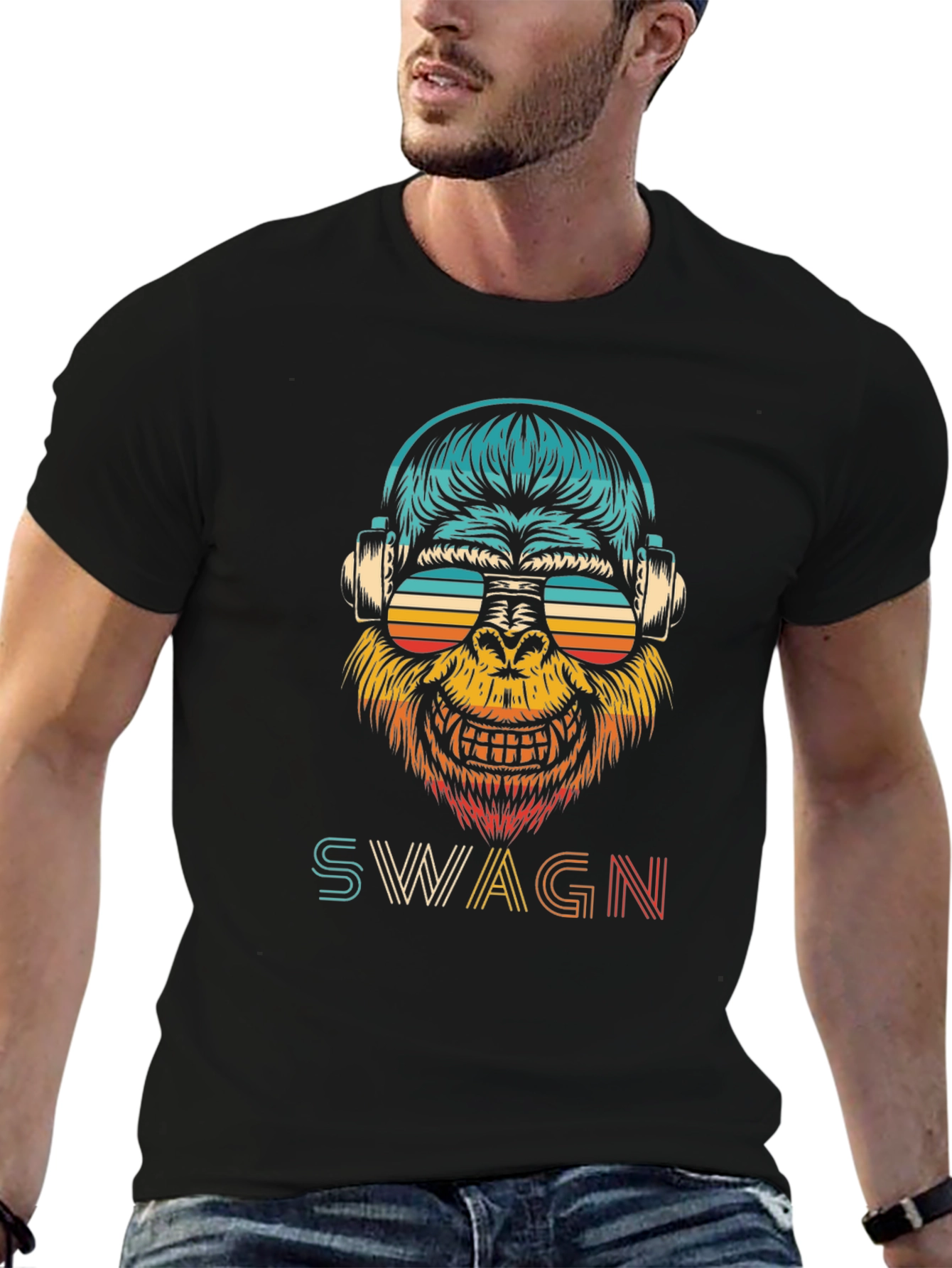 Swag Gorilla Retro T-Shirt