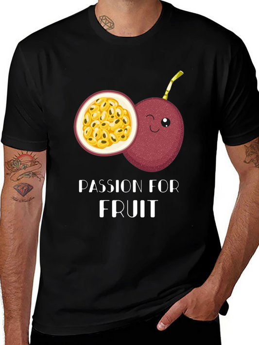 Passion Fruit Graphic Tee -  Fruity Fashion Statement