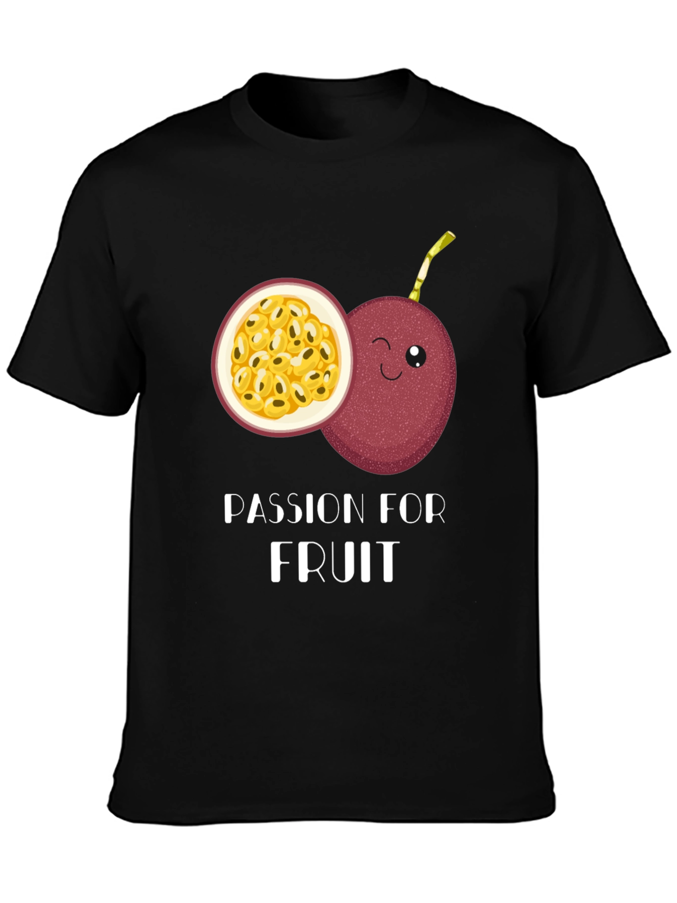 Passion Fruit Graphic Tee -  Fruity Fashion Statement
