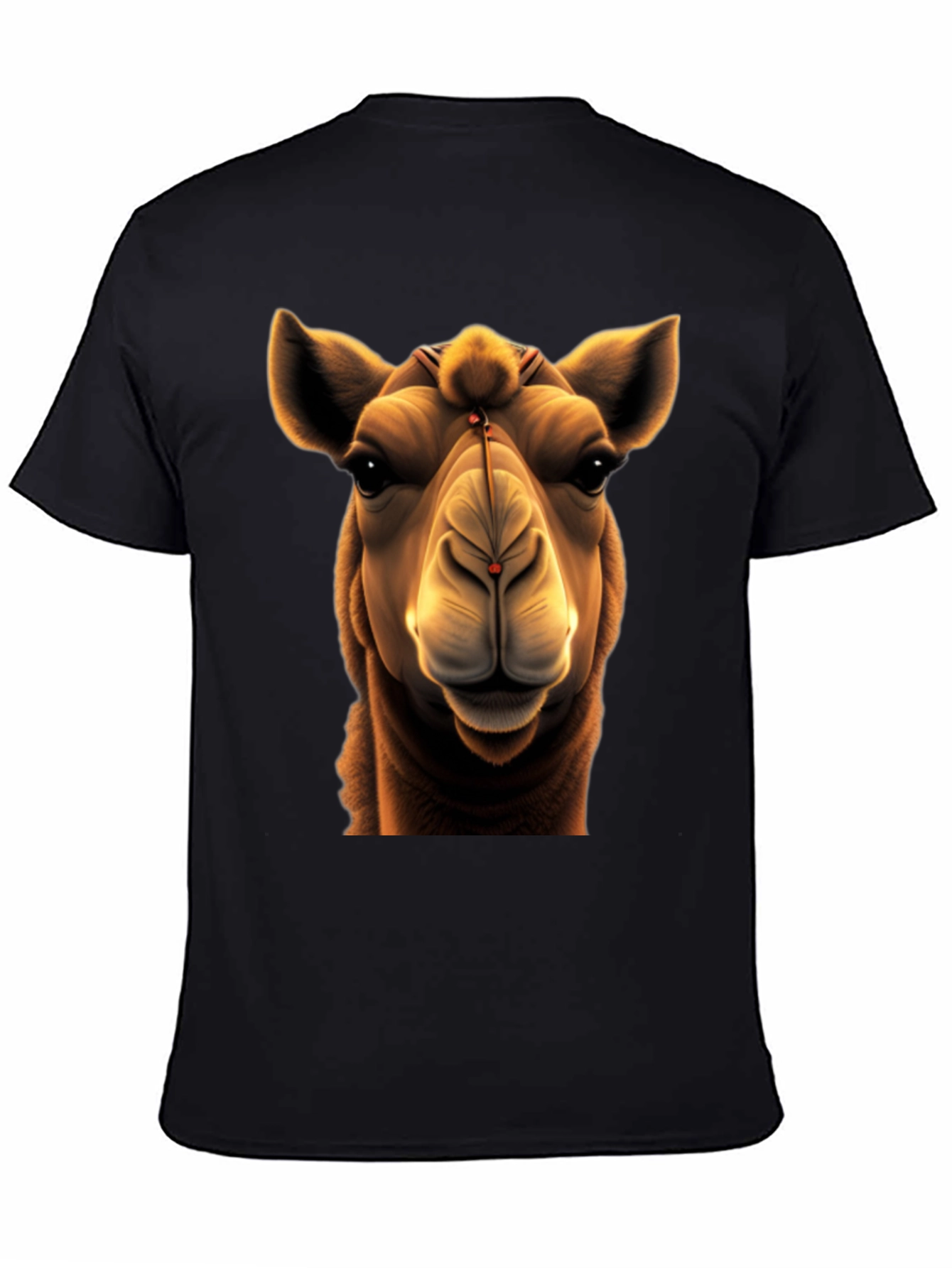 Camel Face Graphic T-Shirt - Unisex Cotton Tee
