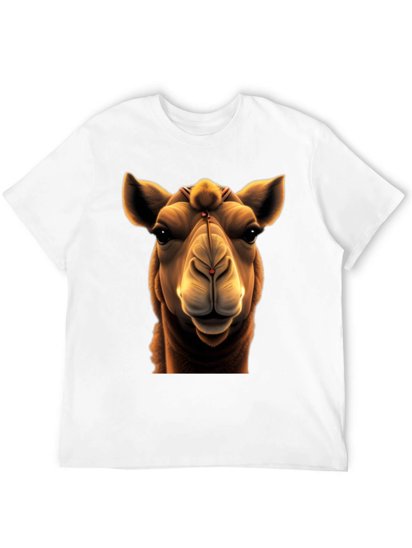 Camel Face Graphic T-Shirt - Unisex Cotton Tee