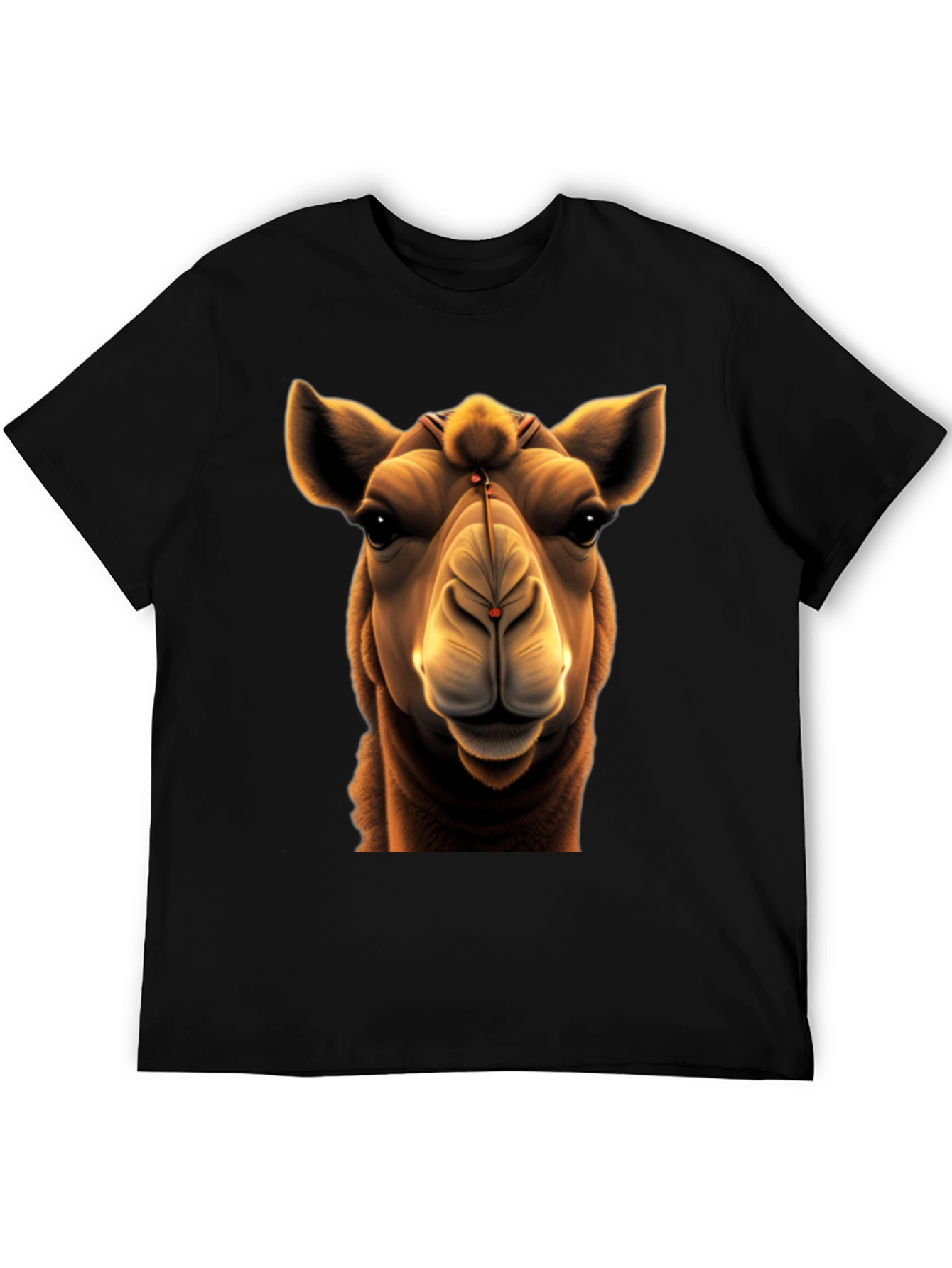 Camel Face Graphic T-Shirt - Unisex Cotton Tee