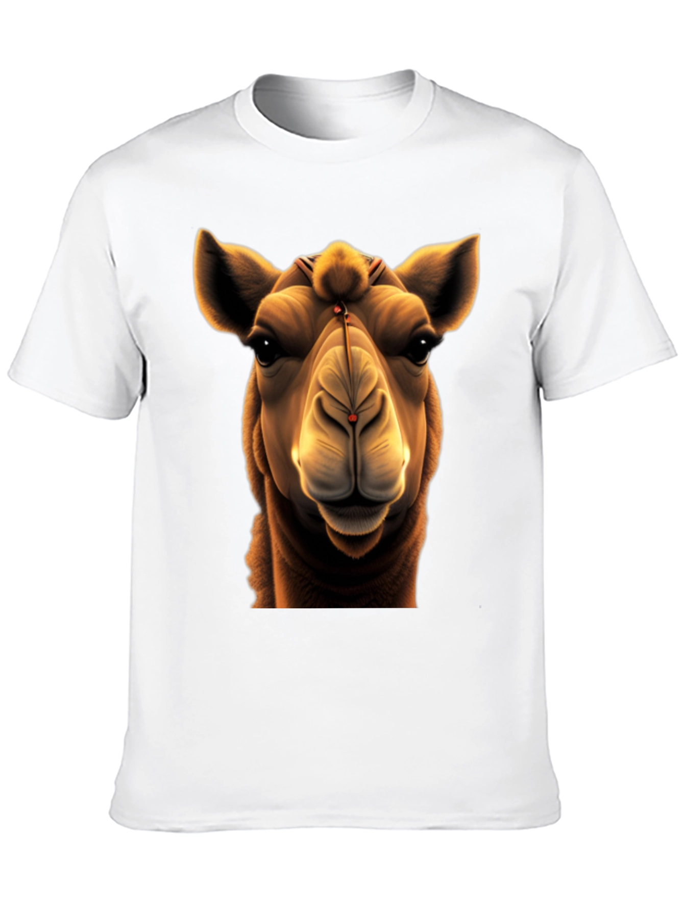 Camel Face Graphic T-Shirt - Unisex Cotton Tee