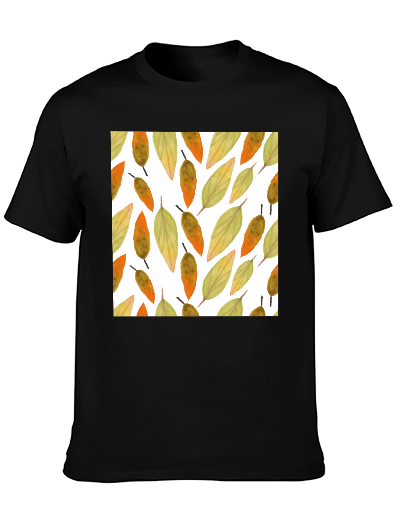 Fall Leaves Pattern T-Shirt
