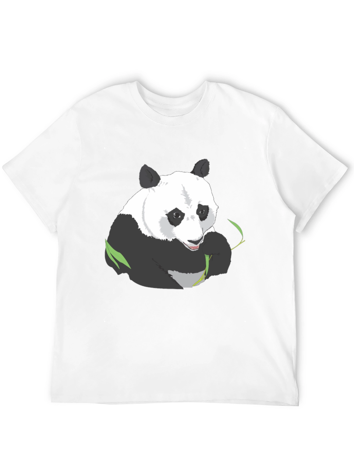 Panda Graphic Tee - Black Casual T-Shirt