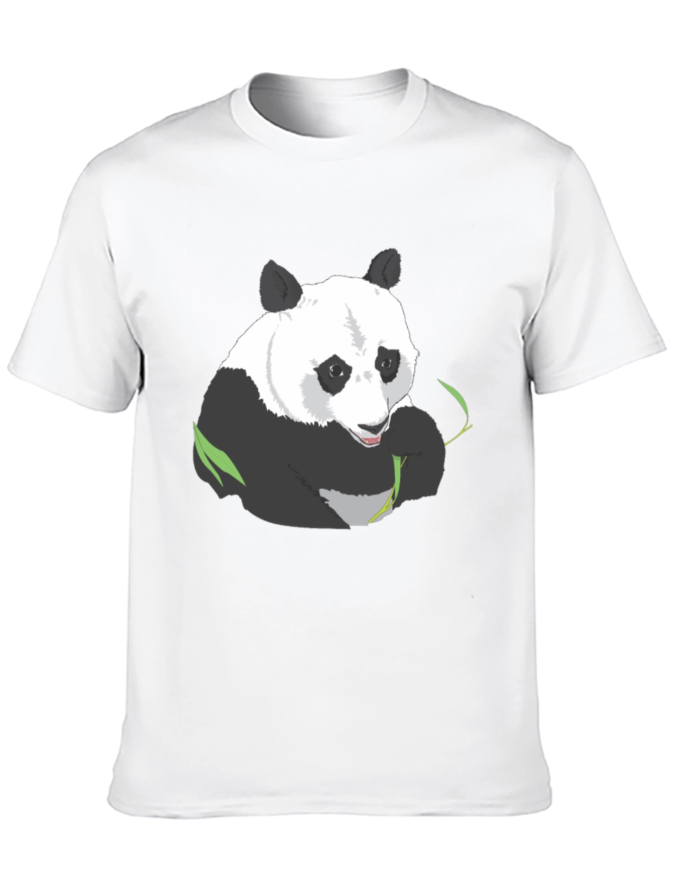 Panda Graphic Tee - Black Casual T-Shirt