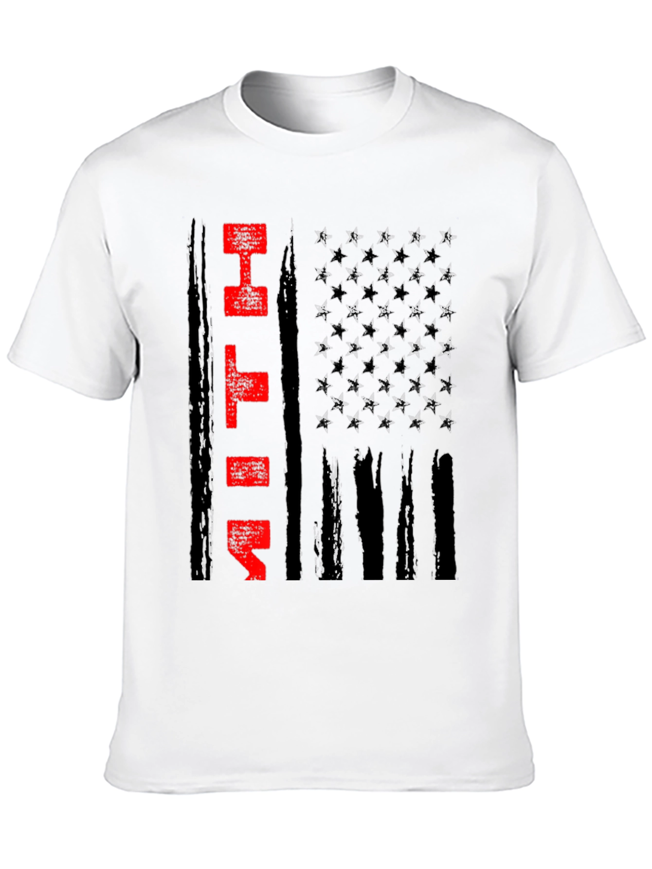 Fitness Flag Graphic Tee - Gym Motivation Shirt