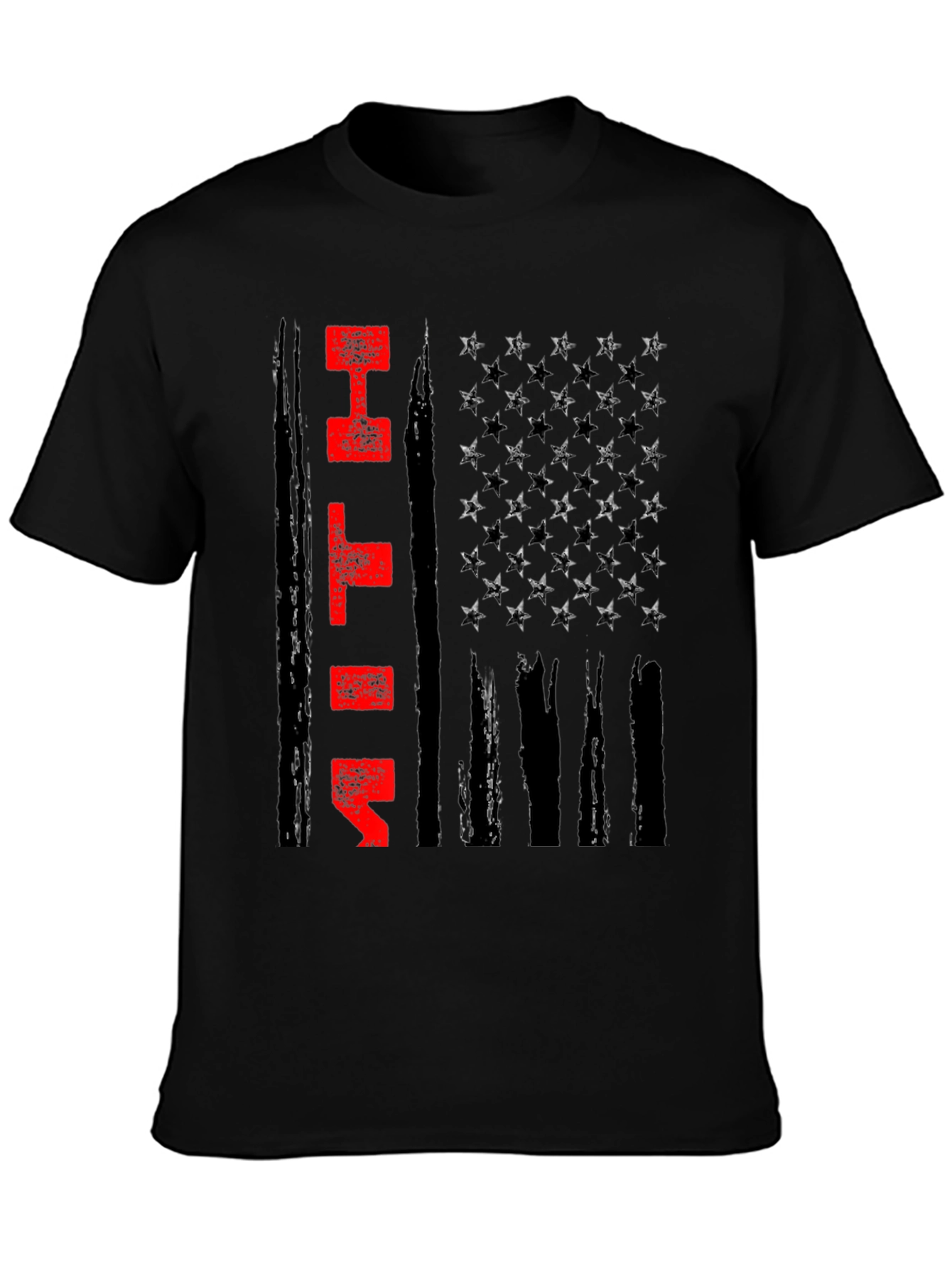 Fitness Flag Graphic Tee - Gym Motivation Shirt
