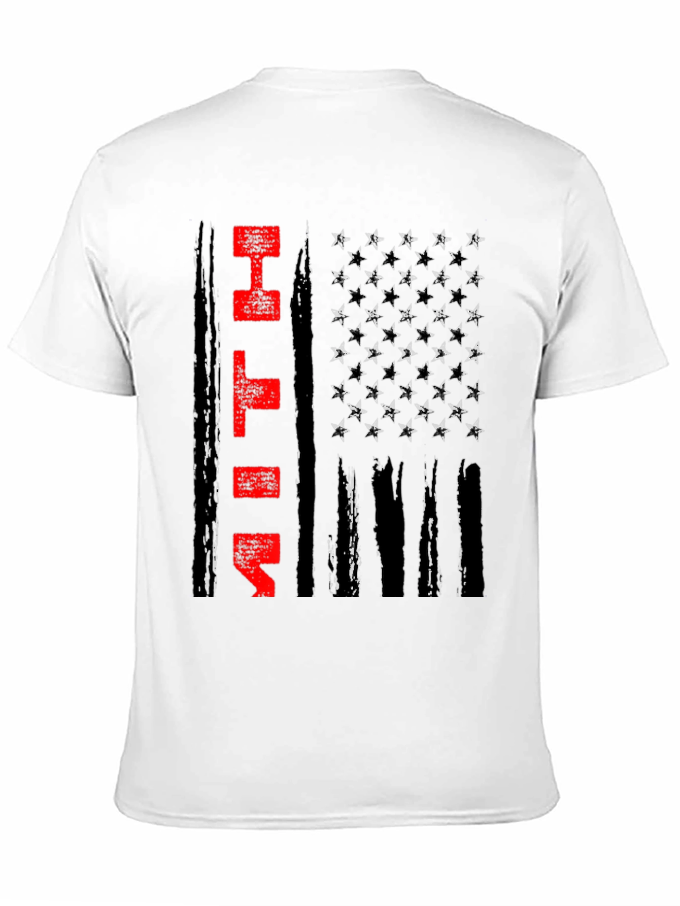 Fitness Flag Graphic Tee - Gym Motivation Shirt