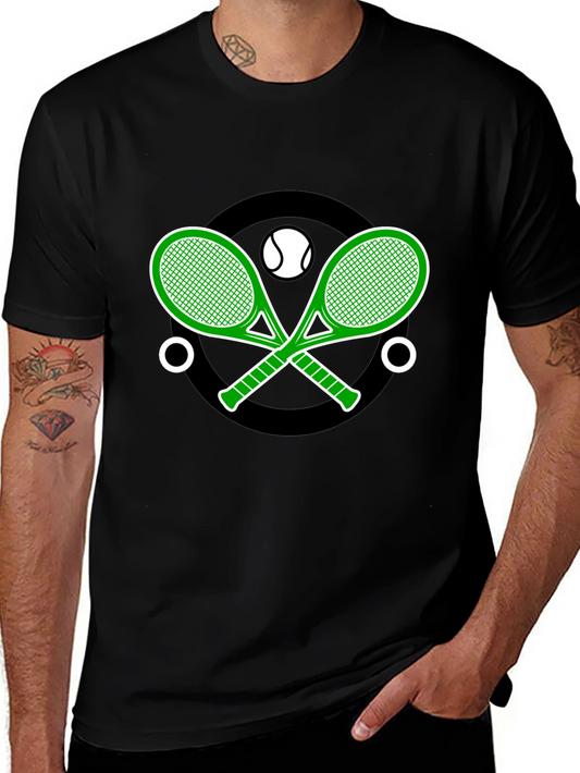 Tennis Racket Graphic T-Shirt