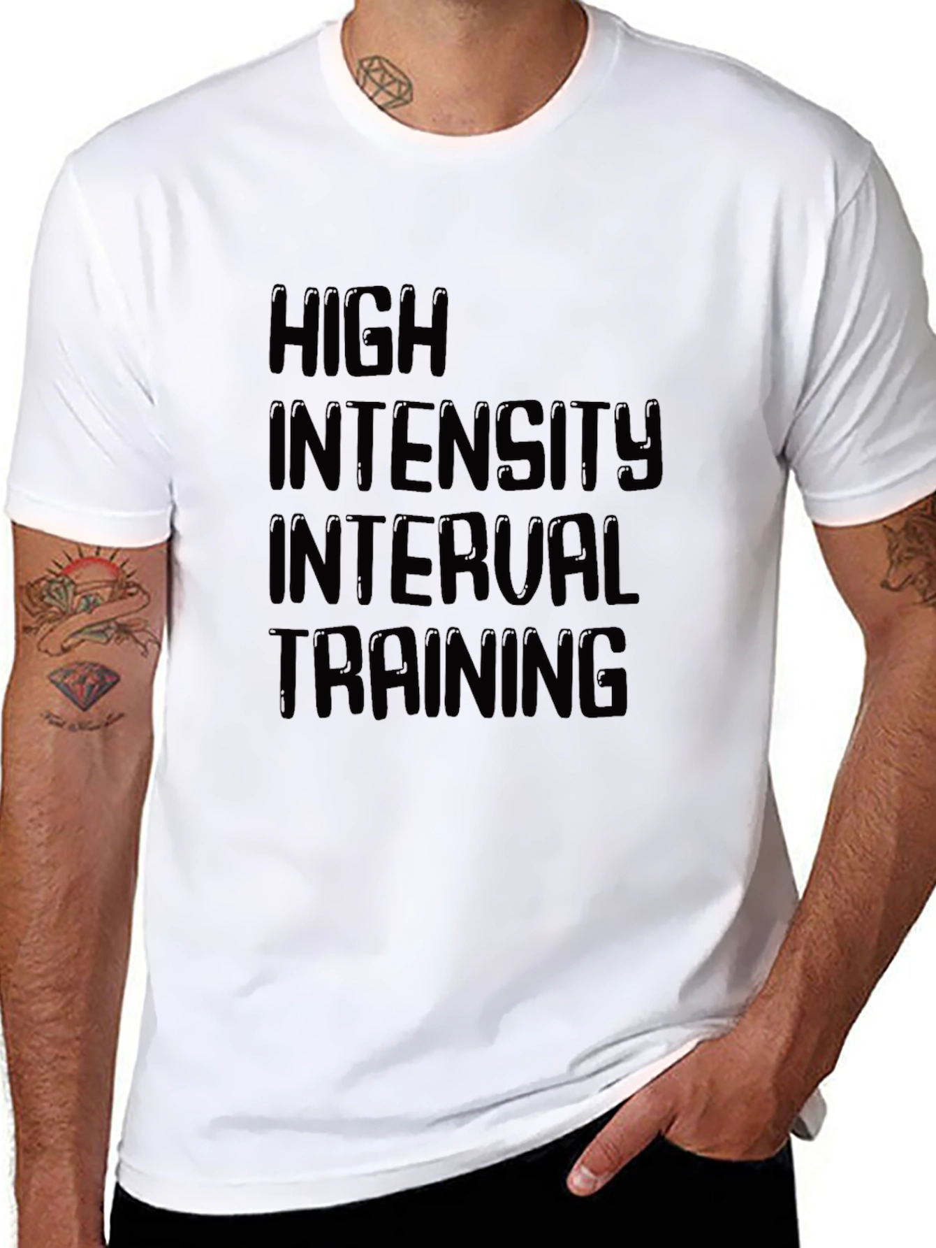 High Intensity Interval Training Graphic Tee