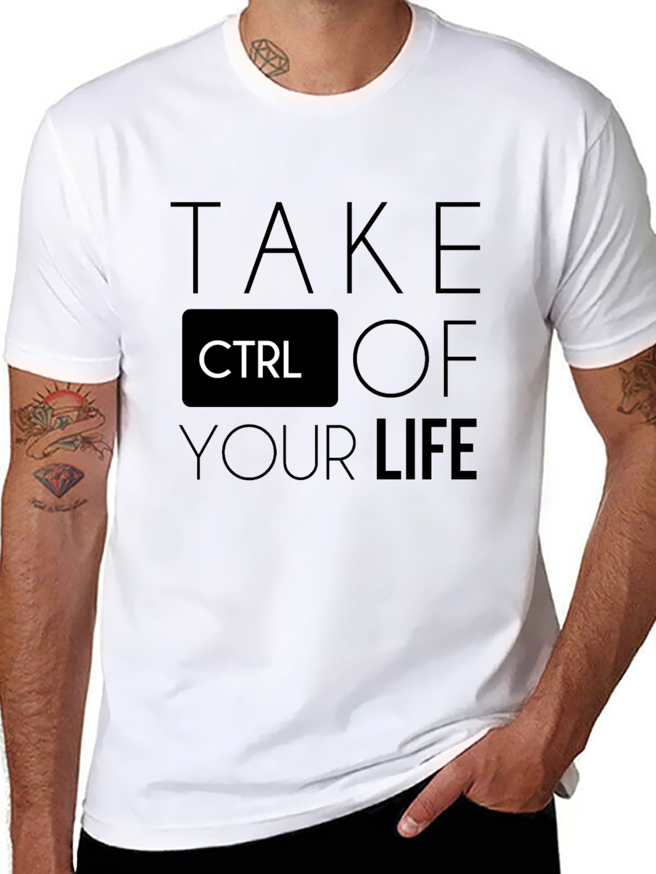 Take CTRL of Your Life Black T-Shirt