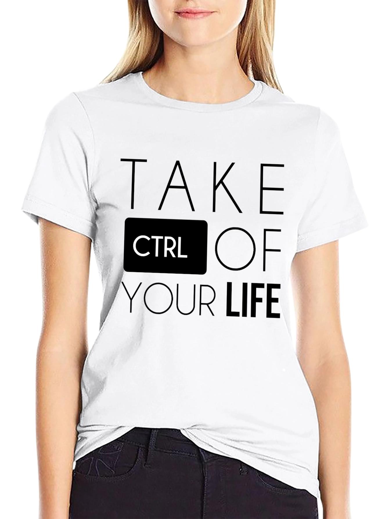 Take CTRL of Your Life Black T-Shirt