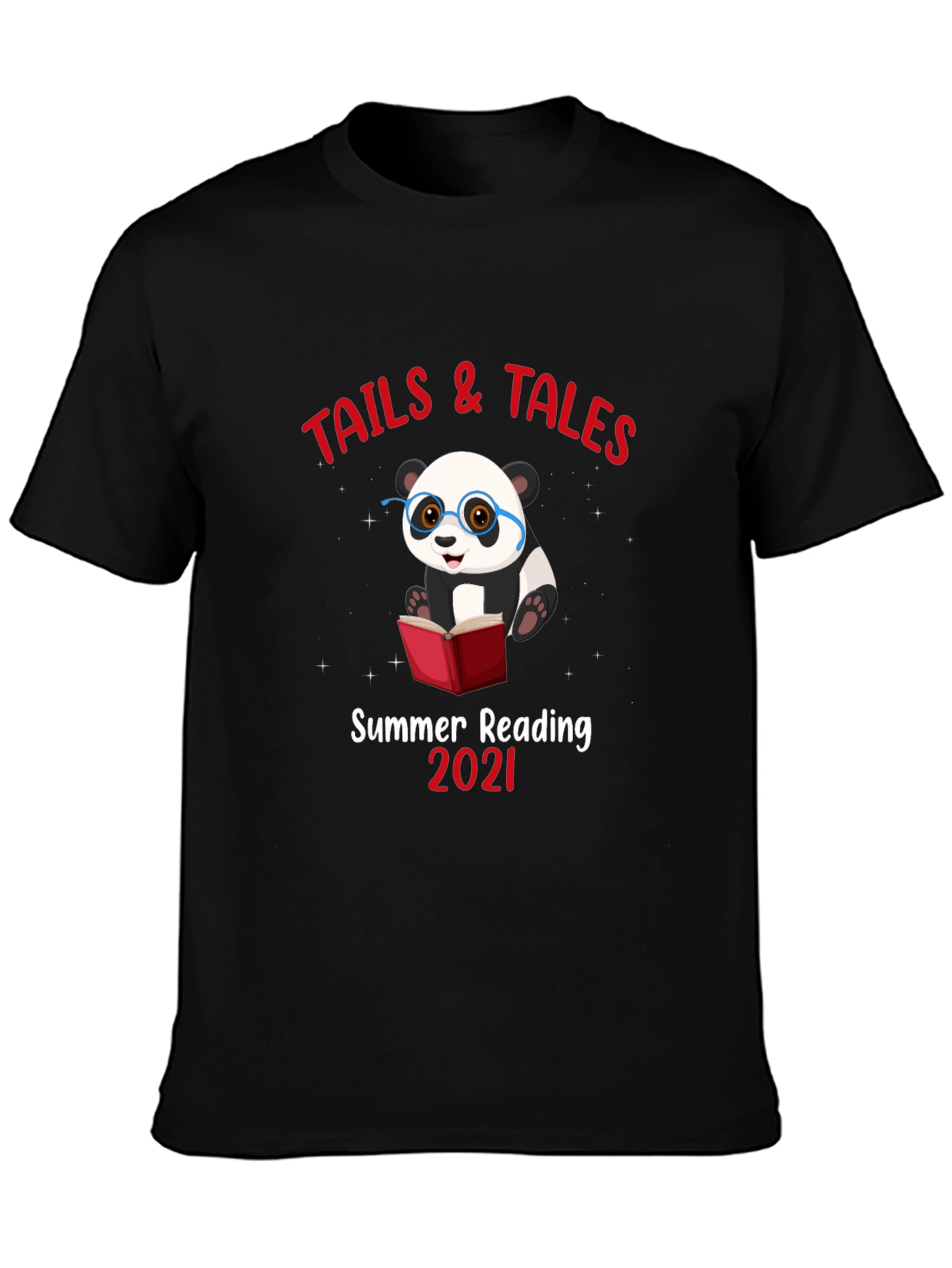 Summer Reading Panda Graphic Tee