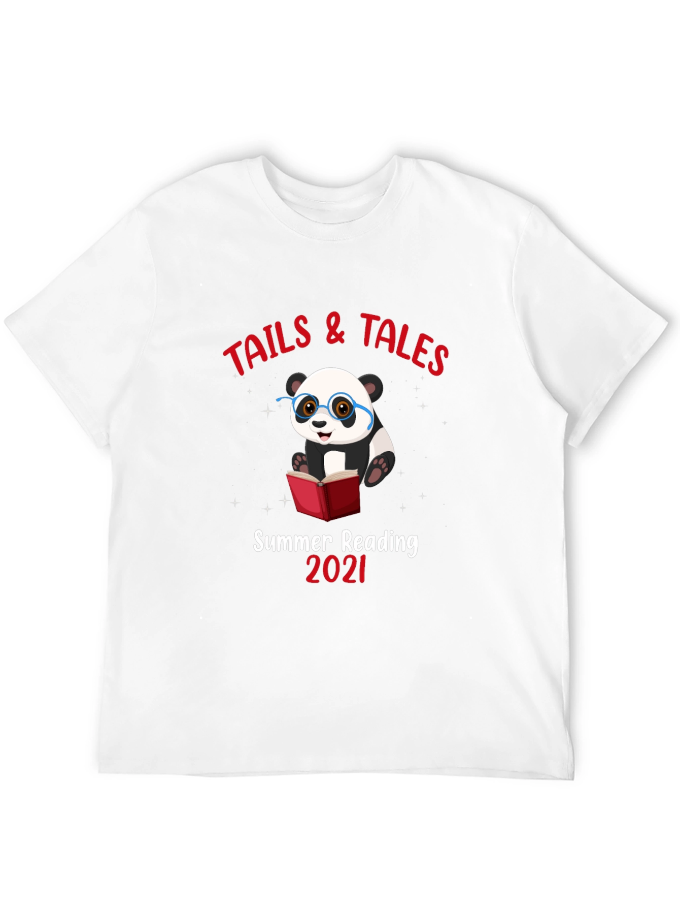 Summer Reading Panda Graphic Tee