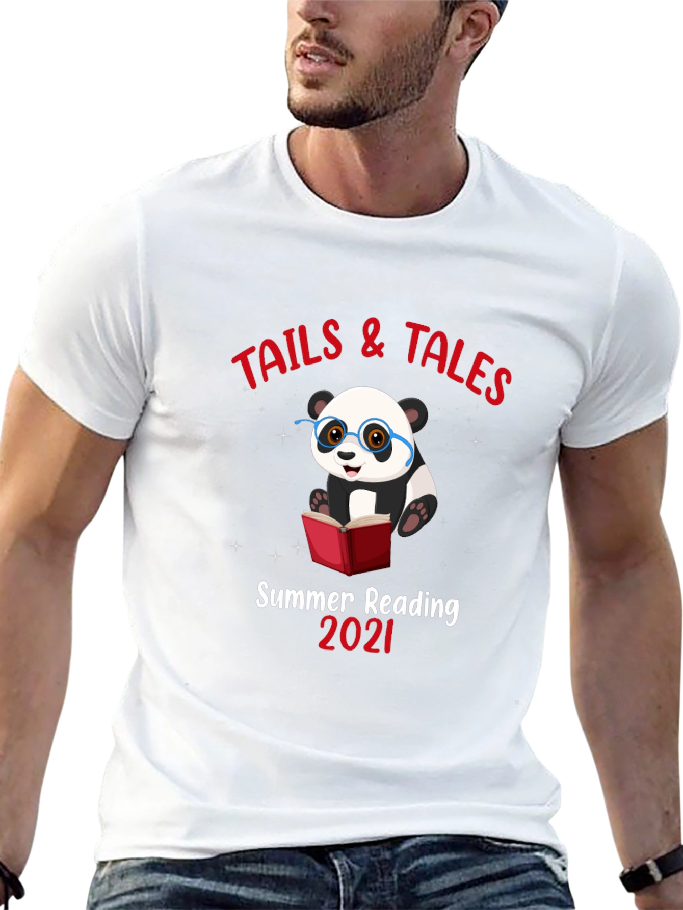 Summer Reading Panda Graphic Tee