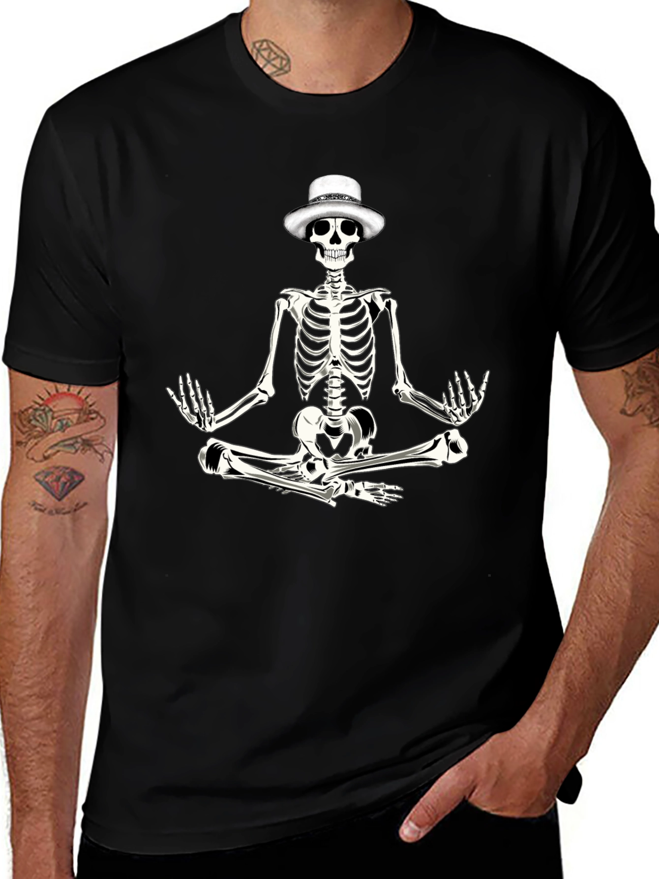 Meditating Skeleton T-Shirt