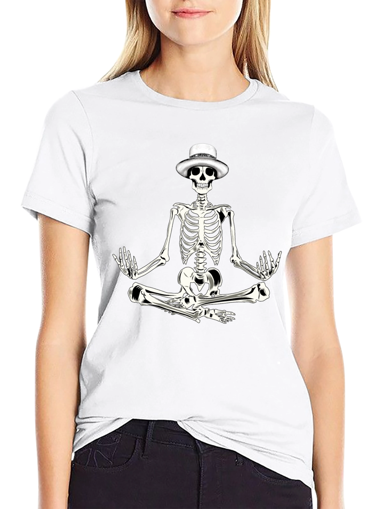 Meditating Skeleton T-Shirt